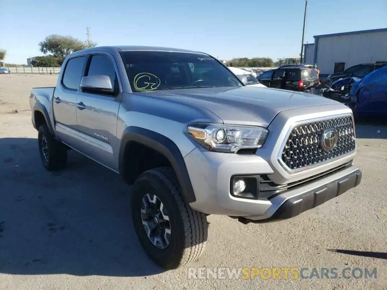 1 Photograph of a damaged car 3TMCZ5AN7KM223517 TOYOTA TACOMA 2019