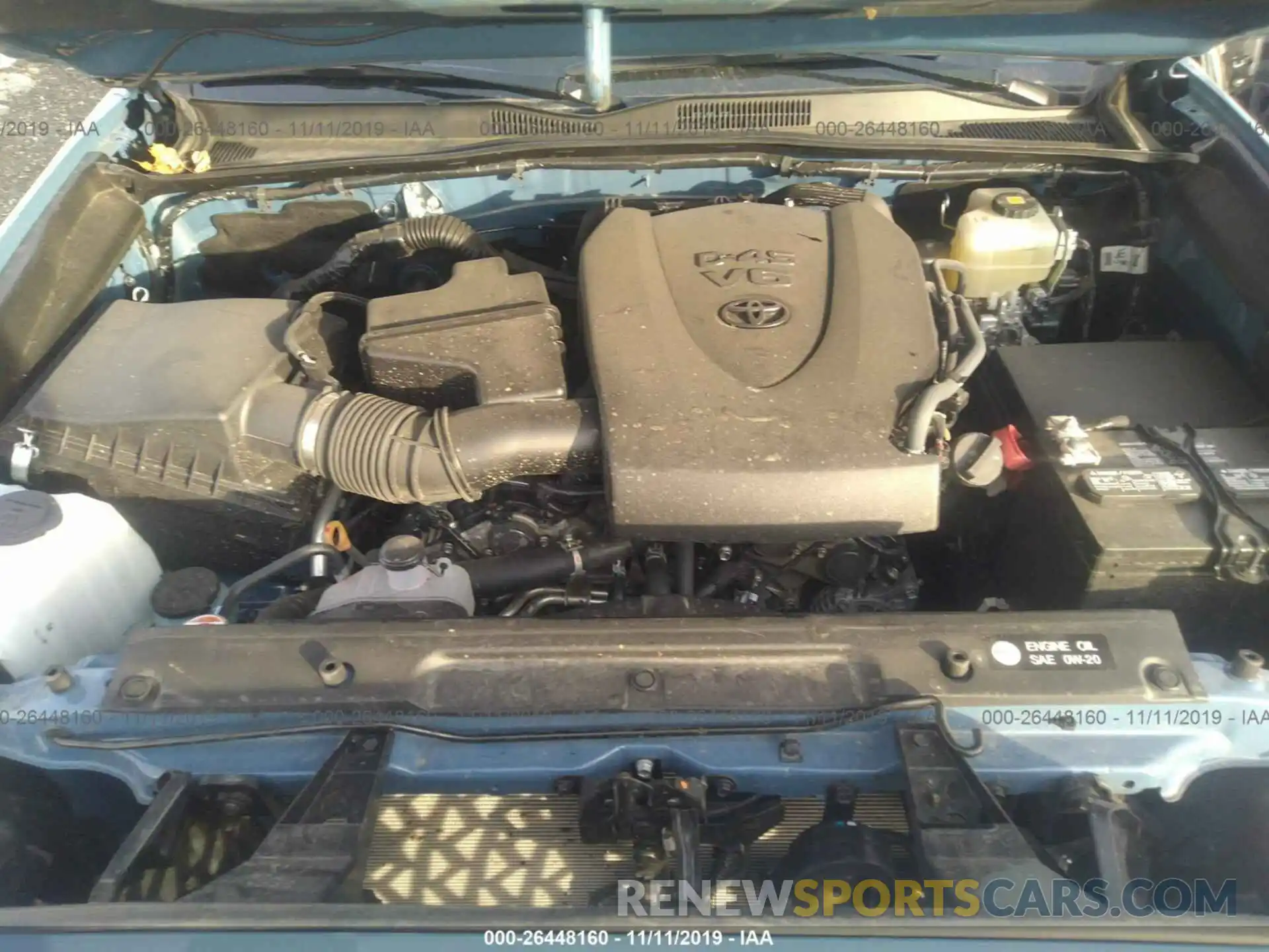 10 Photograph of a damaged car 3TMCZ5AN7KM224957 TOYOTA TACOMA 2019