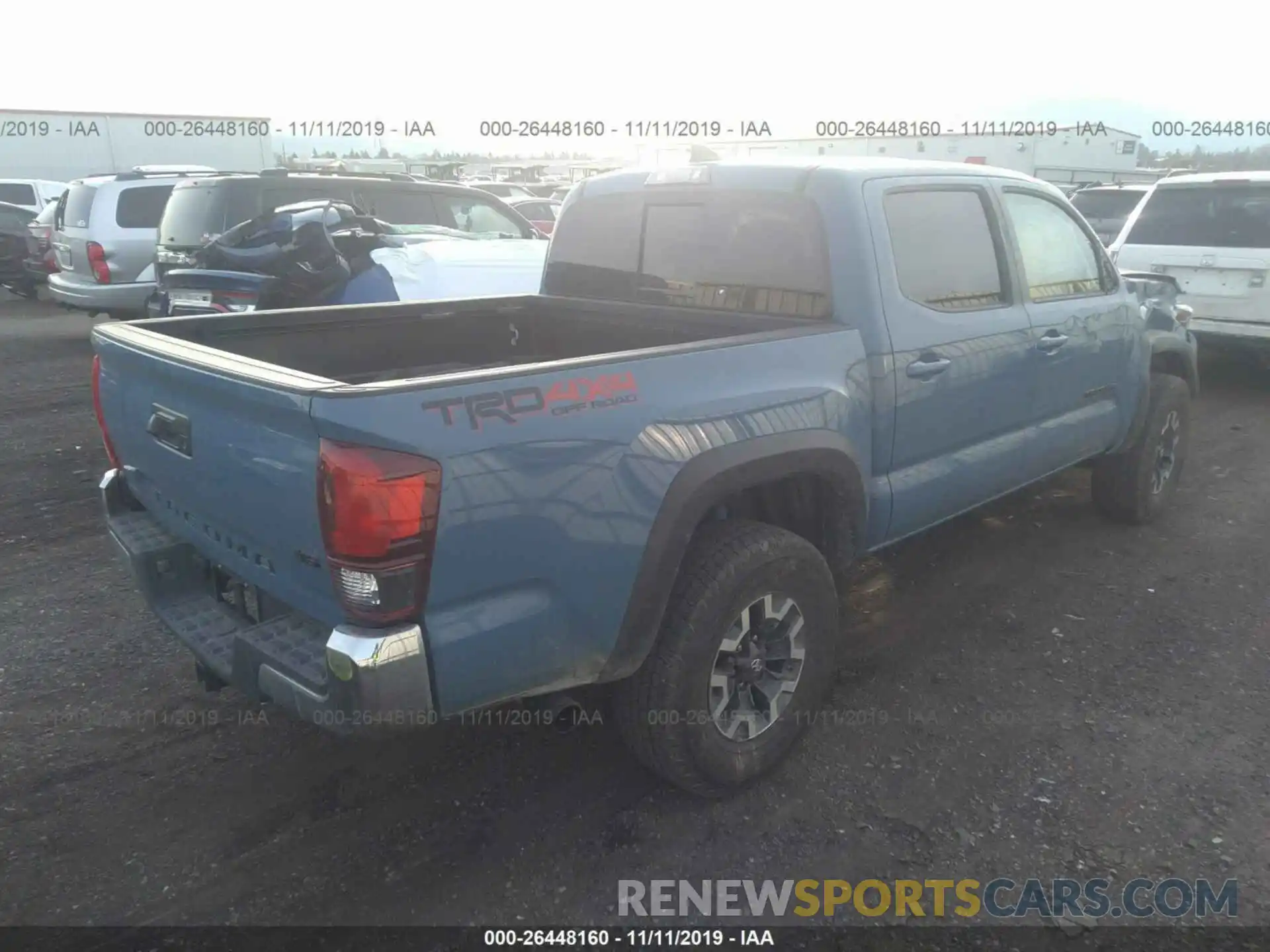 4 Photograph of a damaged car 3TMCZ5AN7KM224957 TOYOTA TACOMA 2019