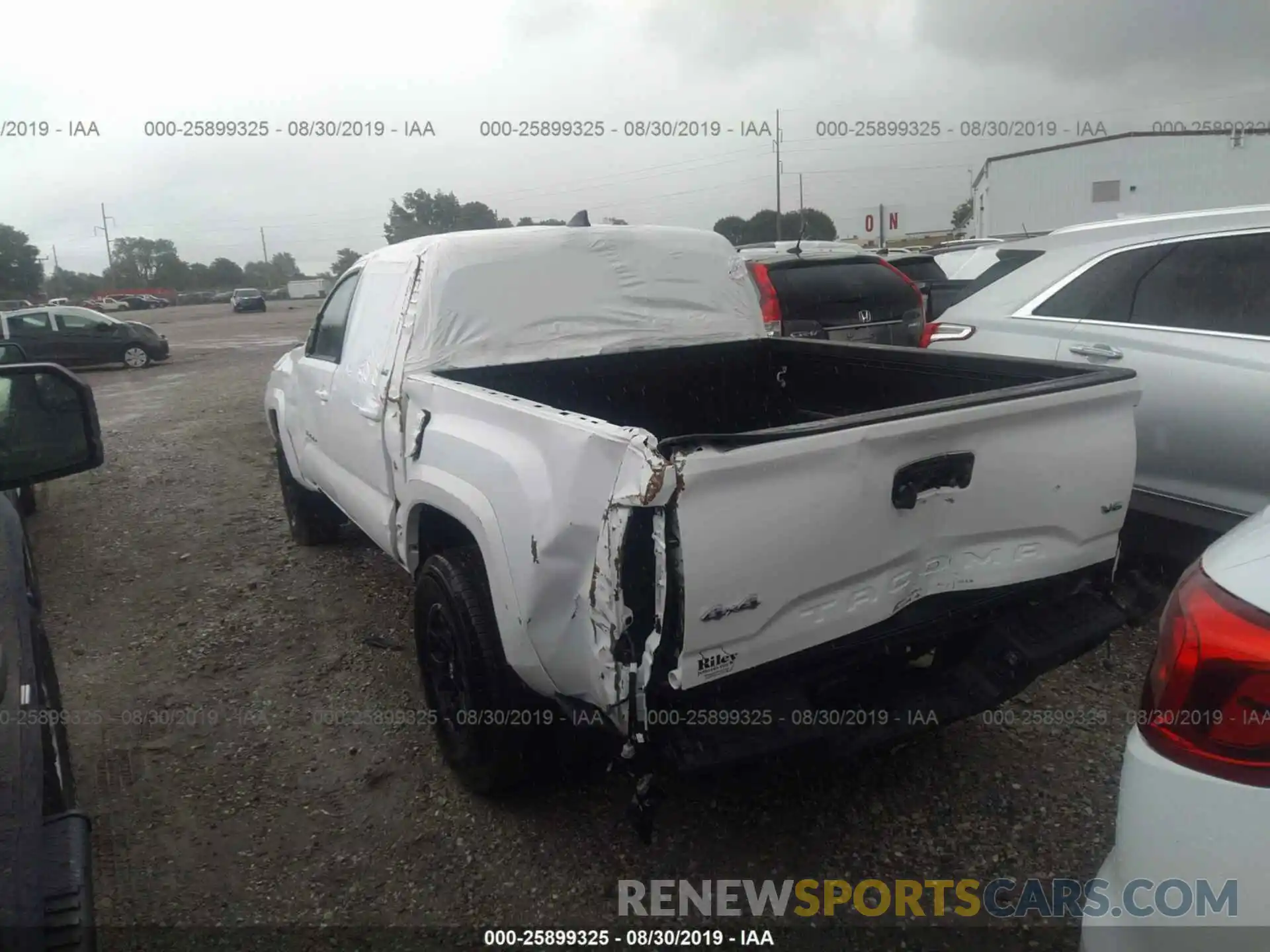 3 Photograph of a damaged car 3TMCZ5AN7KM226479 TOYOTA TACOMA 2019