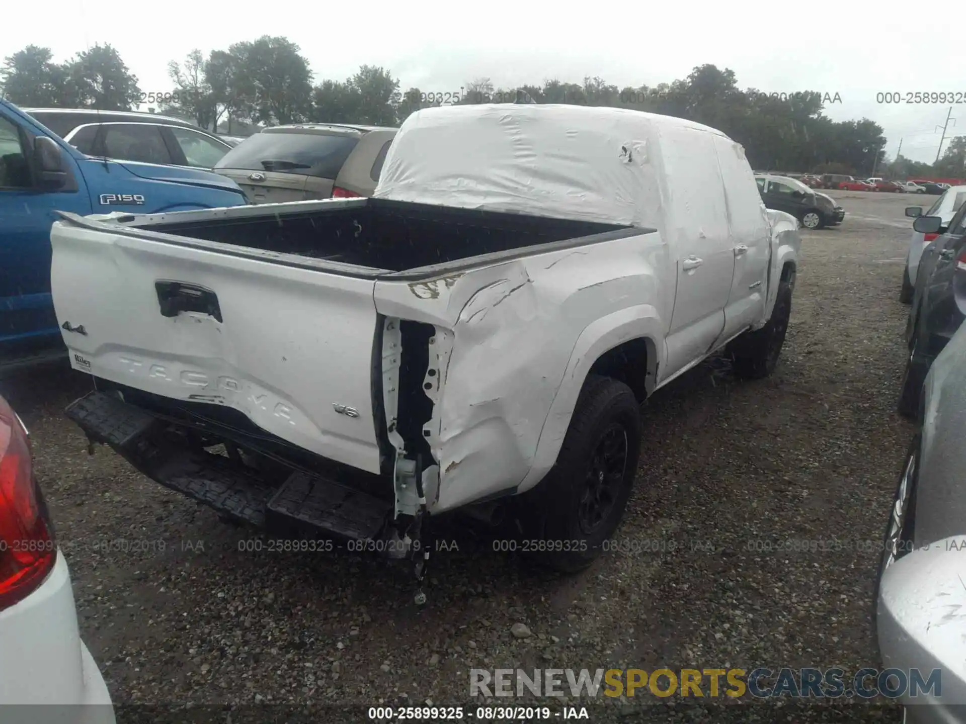 4 Photograph of a damaged car 3TMCZ5AN7KM226479 TOYOTA TACOMA 2019