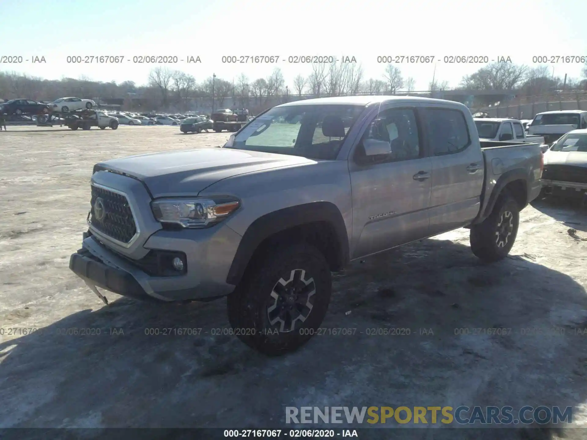 2 Photograph of a damaged car 3TMCZ5AN7KM227034 TOYOTA TACOMA 2019