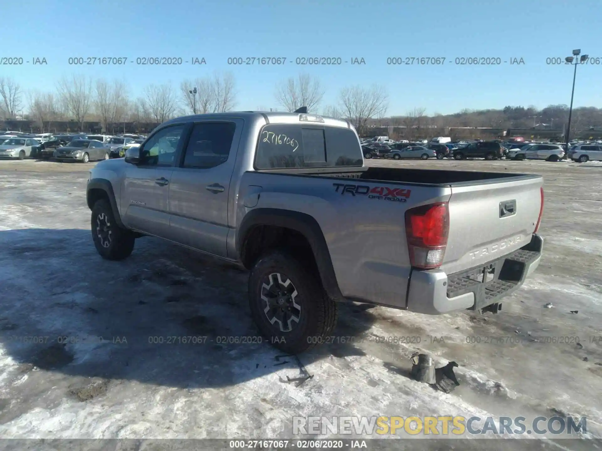 3 Photograph of a damaged car 3TMCZ5AN7KM227034 TOYOTA TACOMA 2019