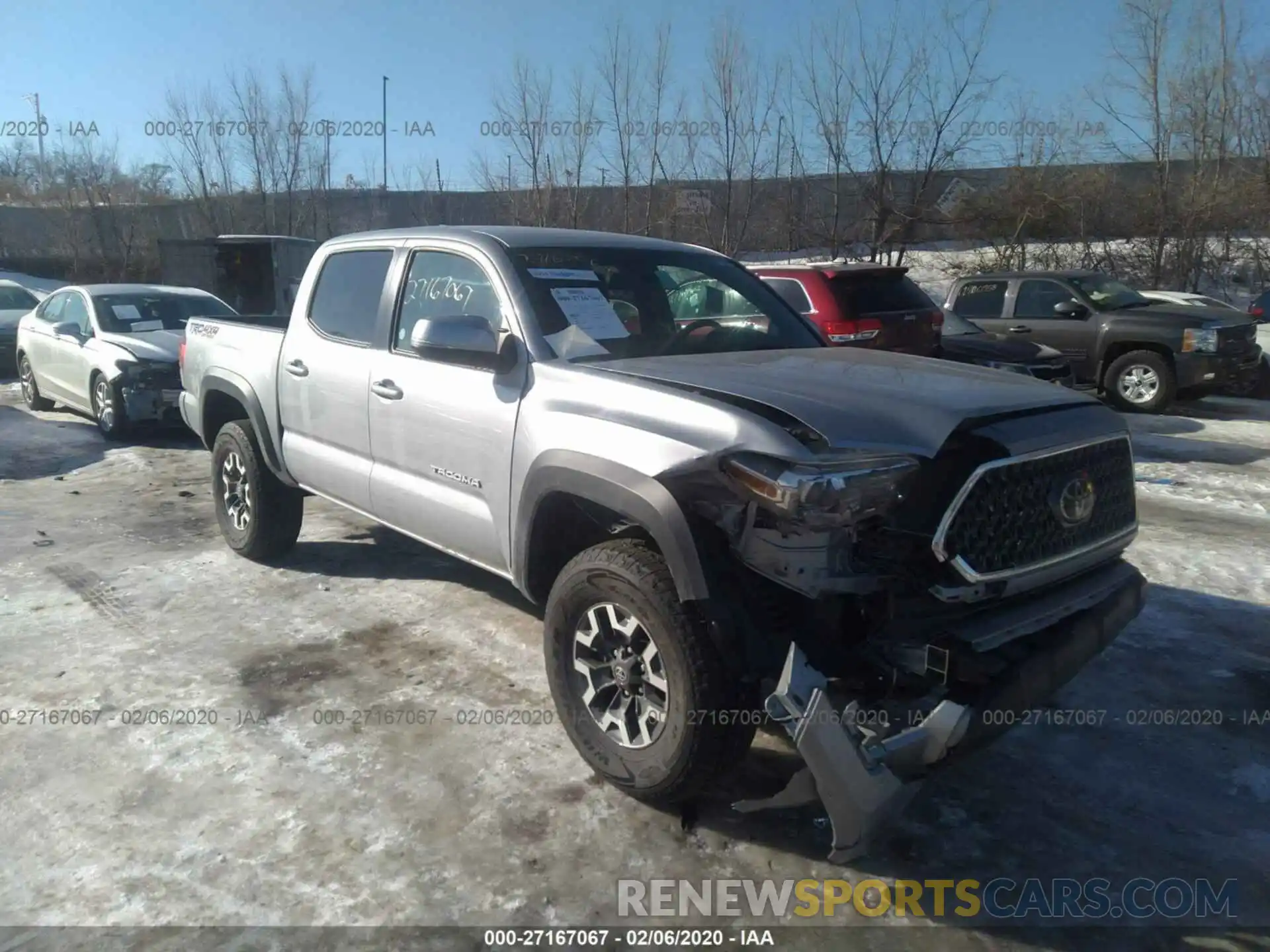 6 Photograph of a damaged car 3TMCZ5AN7KM227034 TOYOTA TACOMA 2019