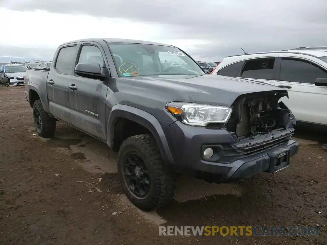 1 Photograph of a damaged car 3TMCZ5AN7KM234145 TOYOTA TACOMA 2019