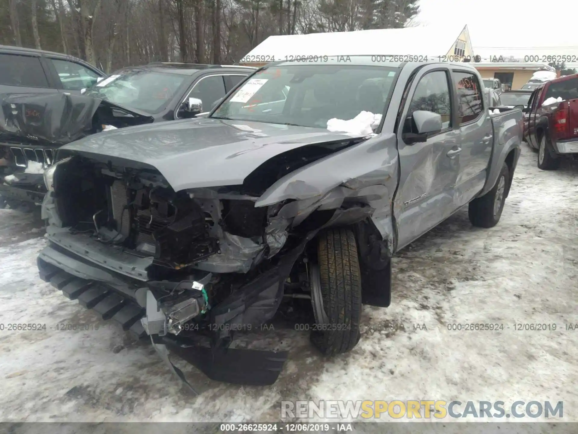 2 Photograph of a damaged car 3TMCZ5AN7KM237806 TOYOTA TACOMA 2019