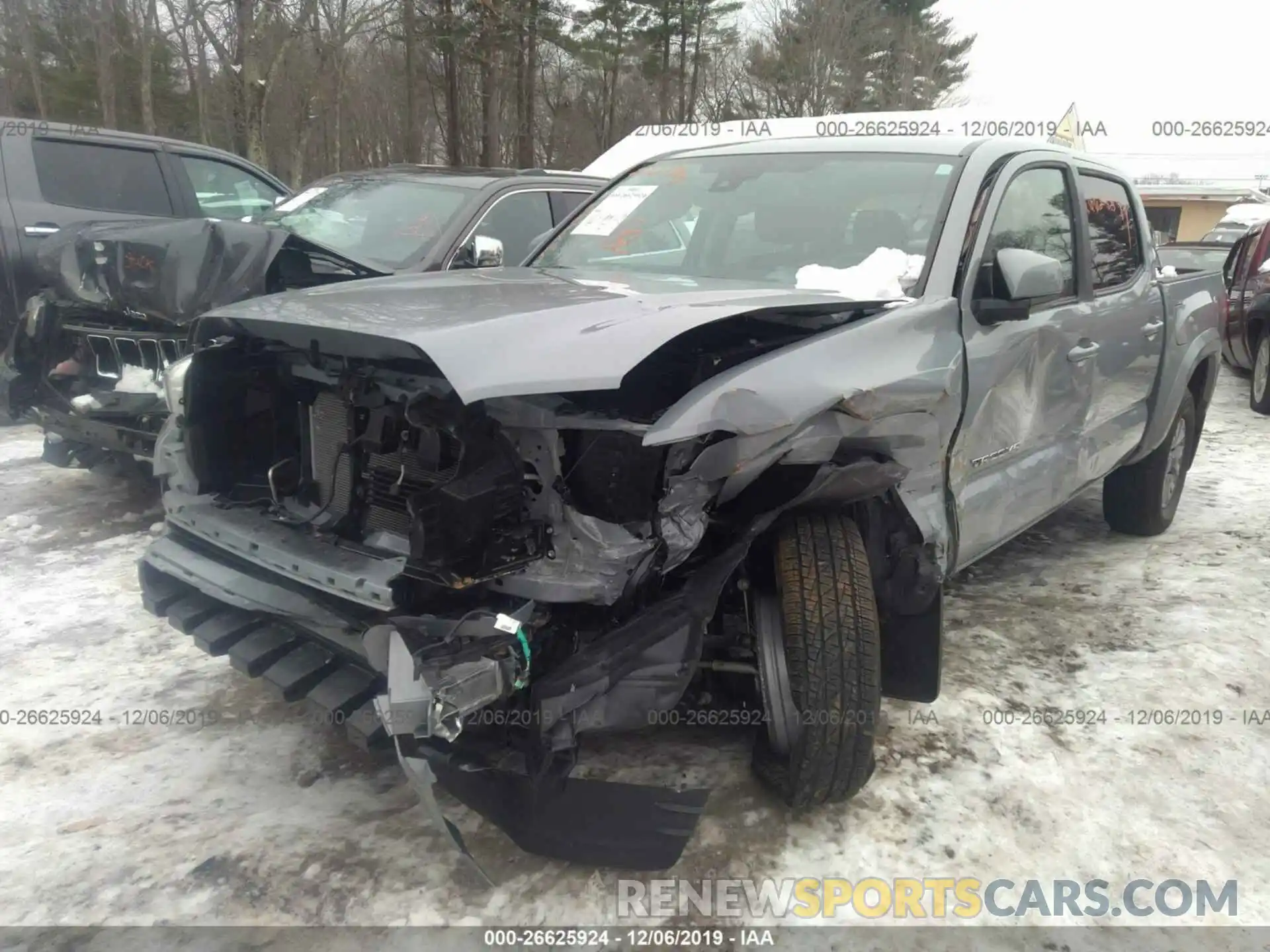 6 Photograph of a damaged car 3TMCZ5AN7KM237806 TOYOTA TACOMA 2019