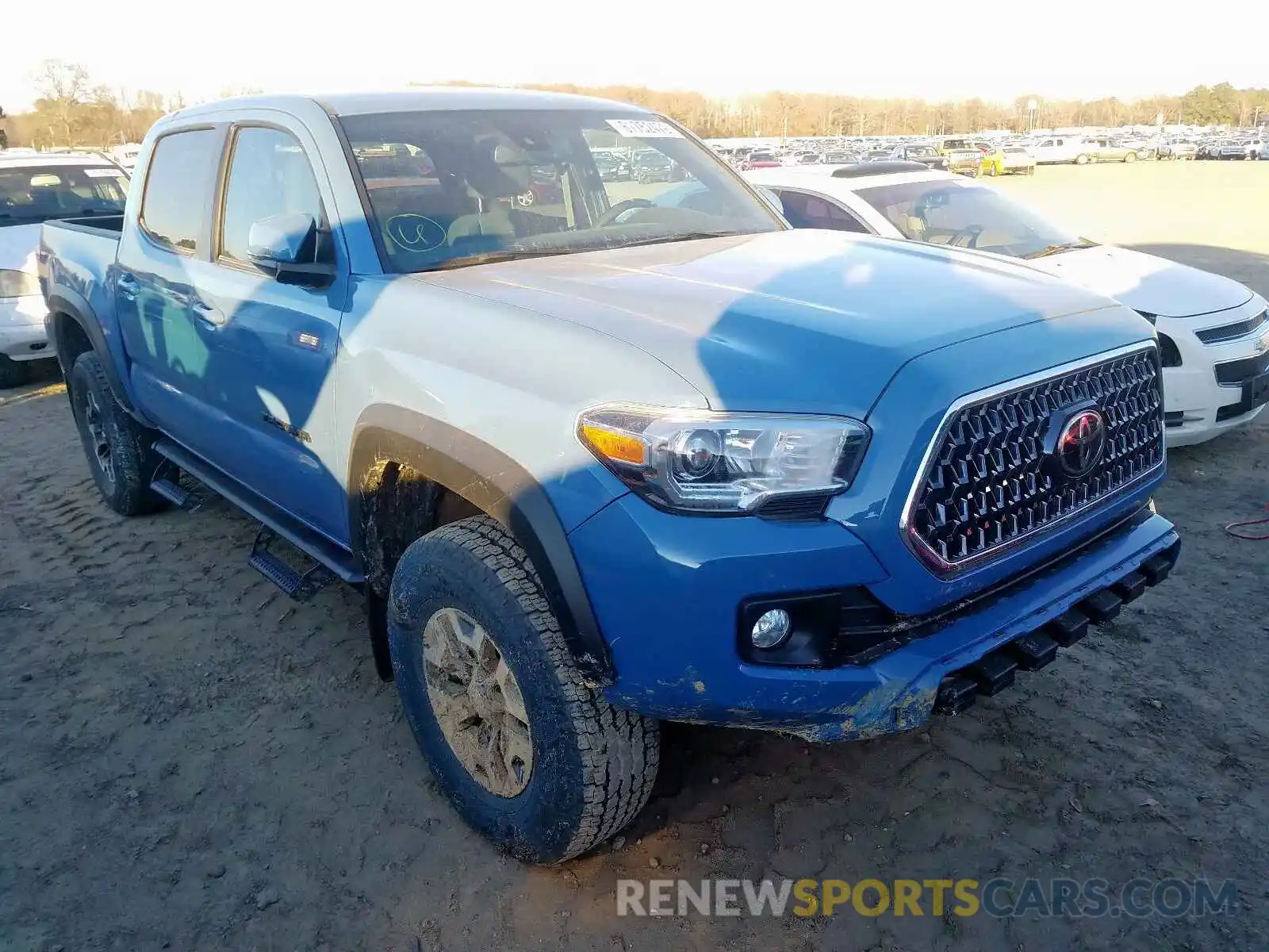 1 Photograph of a damaged car 3TMCZ5AN7KM238535 TOYOTA TACOMA 2019