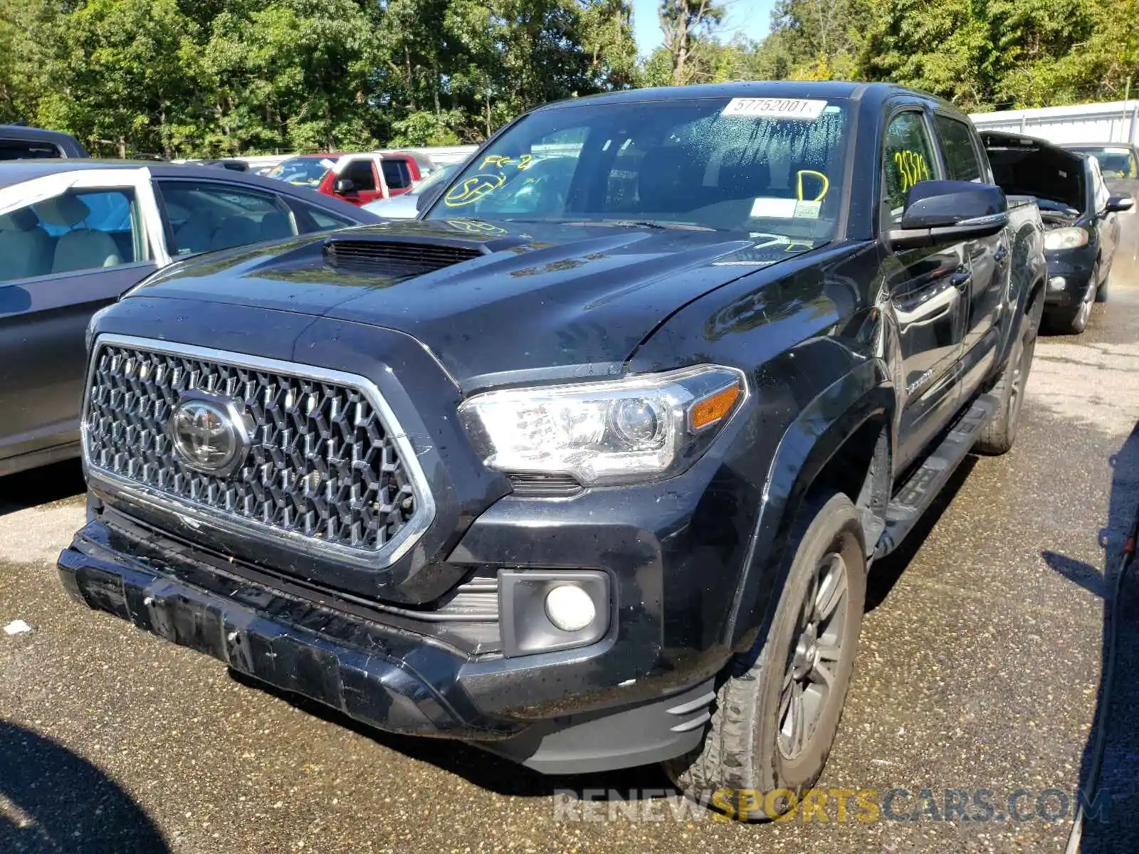 2 Photograph of a damaged car 3TMCZ5AN7KM239412 TOYOTA TACOMA 2019