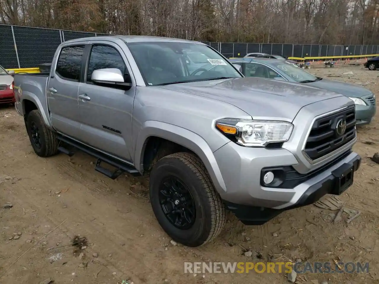 1 Photograph of a damaged car 3TMCZ5AN7KM243833 TOYOTA TACOMA 2019