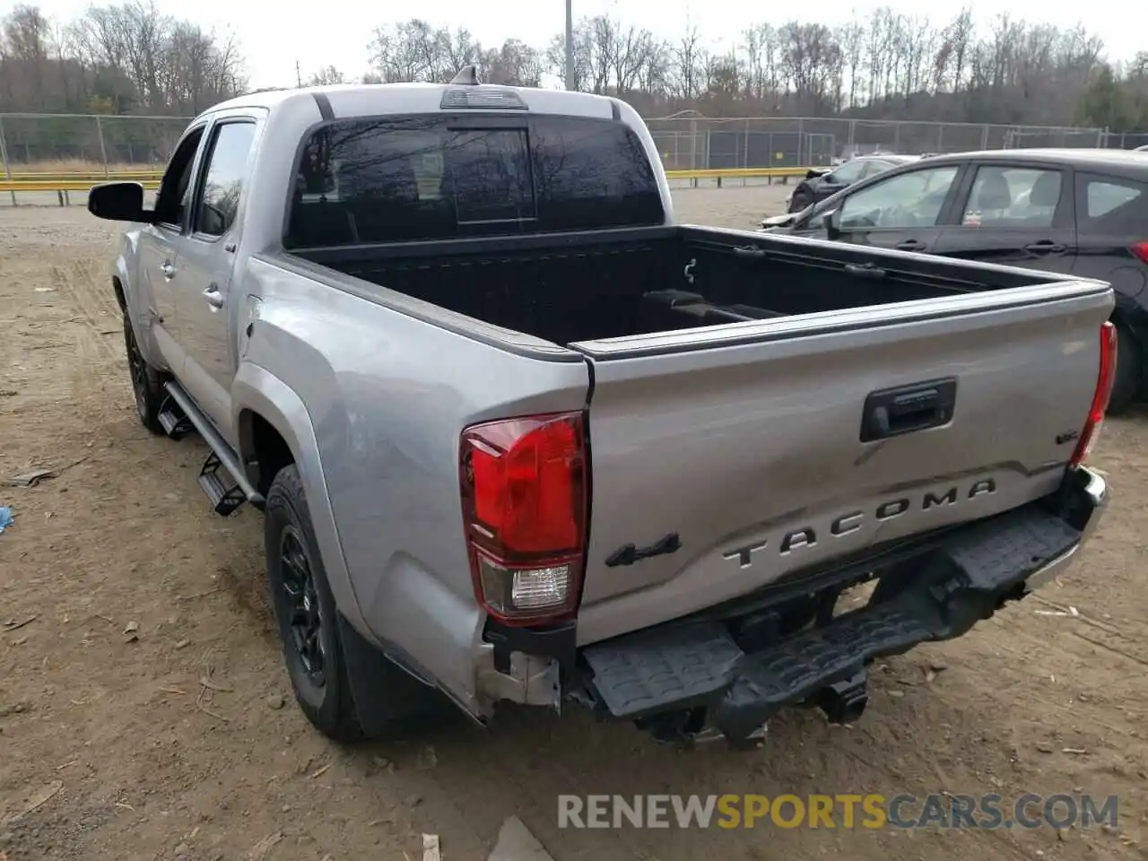 3 Photograph of a damaged car 3TMCZ5AN7KM243833 TOYOTA TACOMA 2019