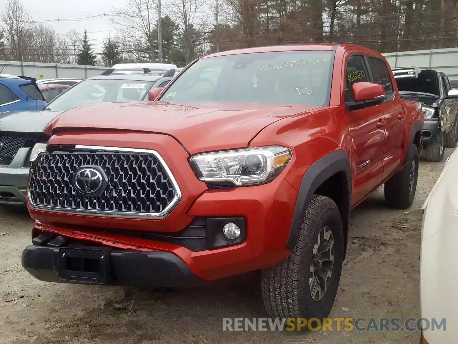 2 Photograph of a damaged car 3TMCZ5AN7KM246487 TOYOTA TACOMA 2019