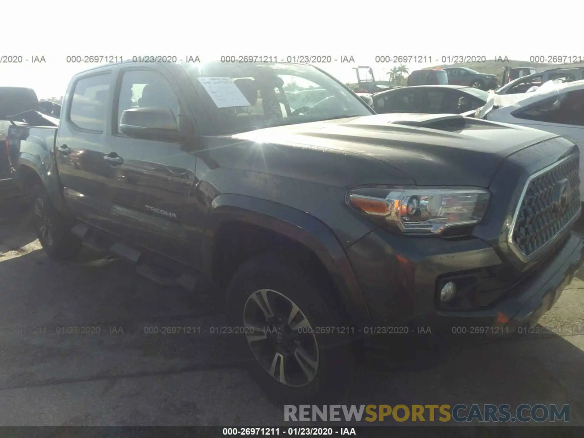 1 Photograph of a damaged car 3TMCZ5AN7KM247798 TOYOTA TACOMA 2019