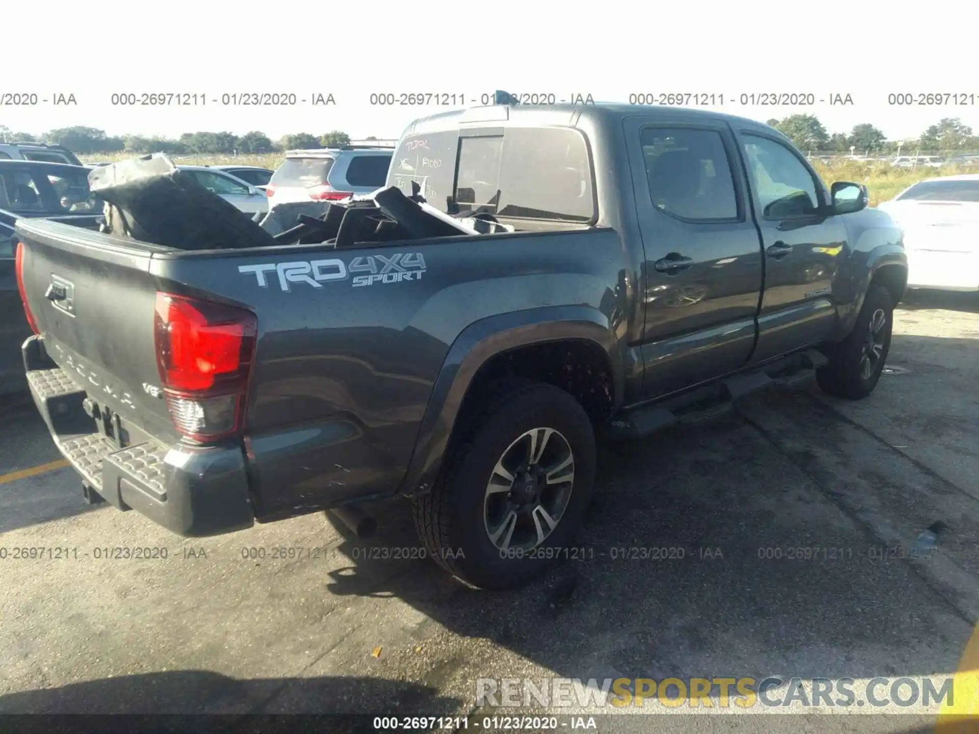 4 Photograph of a damaged car 3TMCZ5AN7KM247798 TOYOTA TACOMA 2019