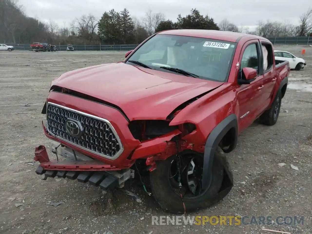 2 Photograph of a damaged car 3TMCZ5AN7KM249745 TOYOTA TACOMA 2019