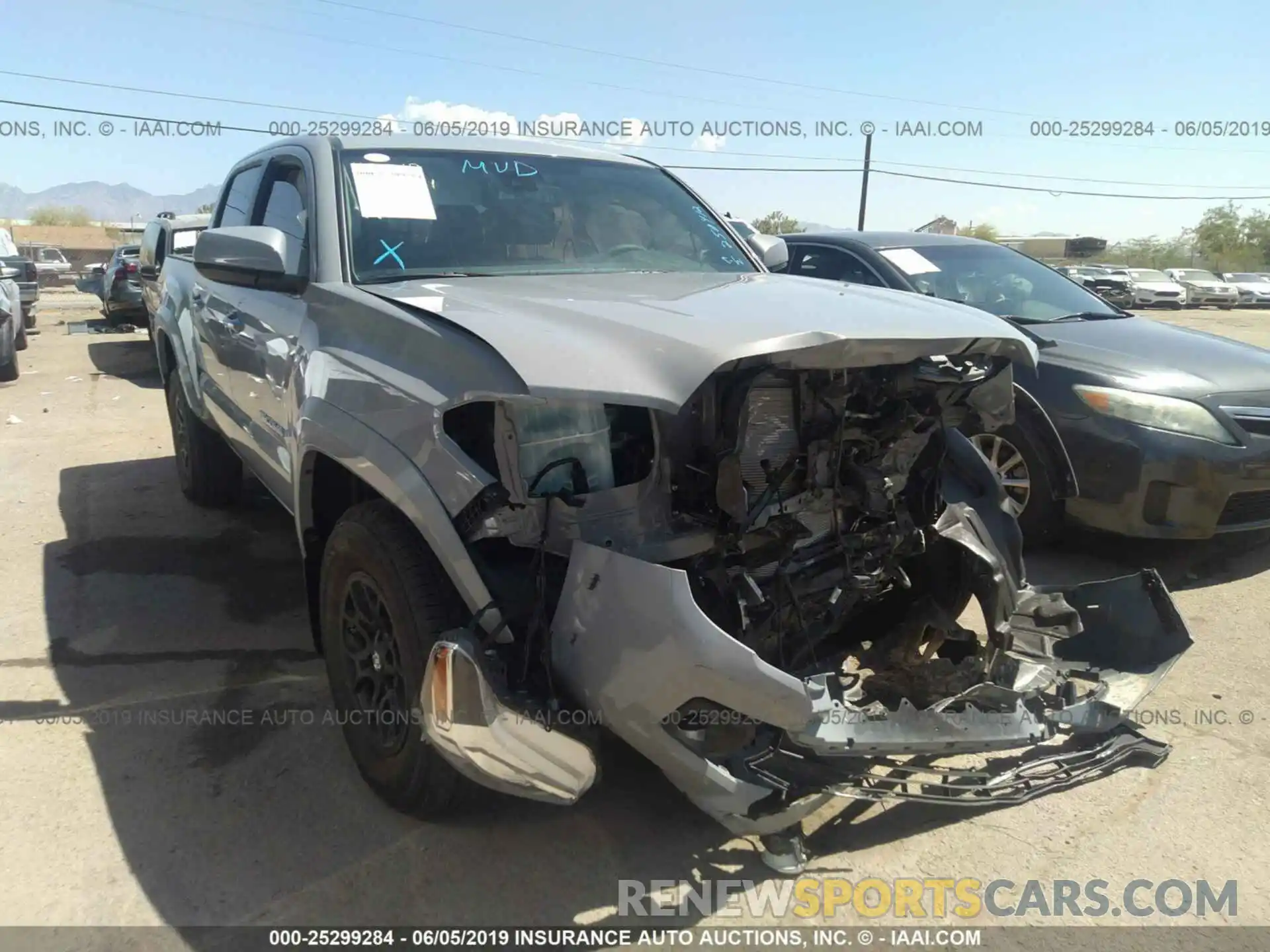 6 Photograph of a damaged car 3TMCZ5AN7KM250412 TOYOTA TACOMA 2019