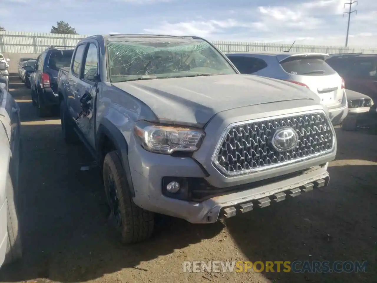 9 Photograph of a damaged car 3TMCZ5AN7KM250457 TOYOTA TACOMA 2019