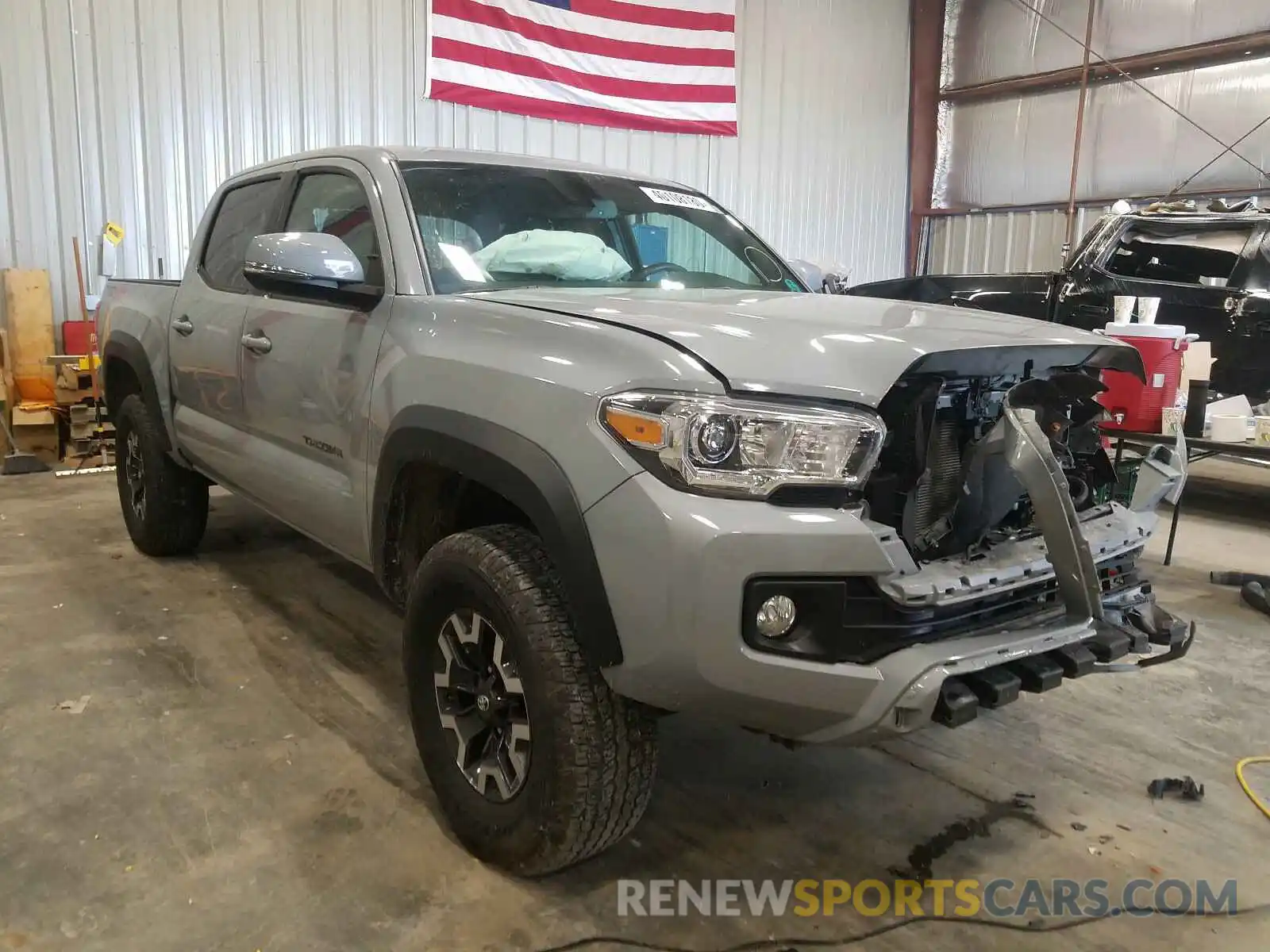 1 Photograph of a damaged car 3TMCZ5AN7KM251088 TOYOTA TACOMA 2019