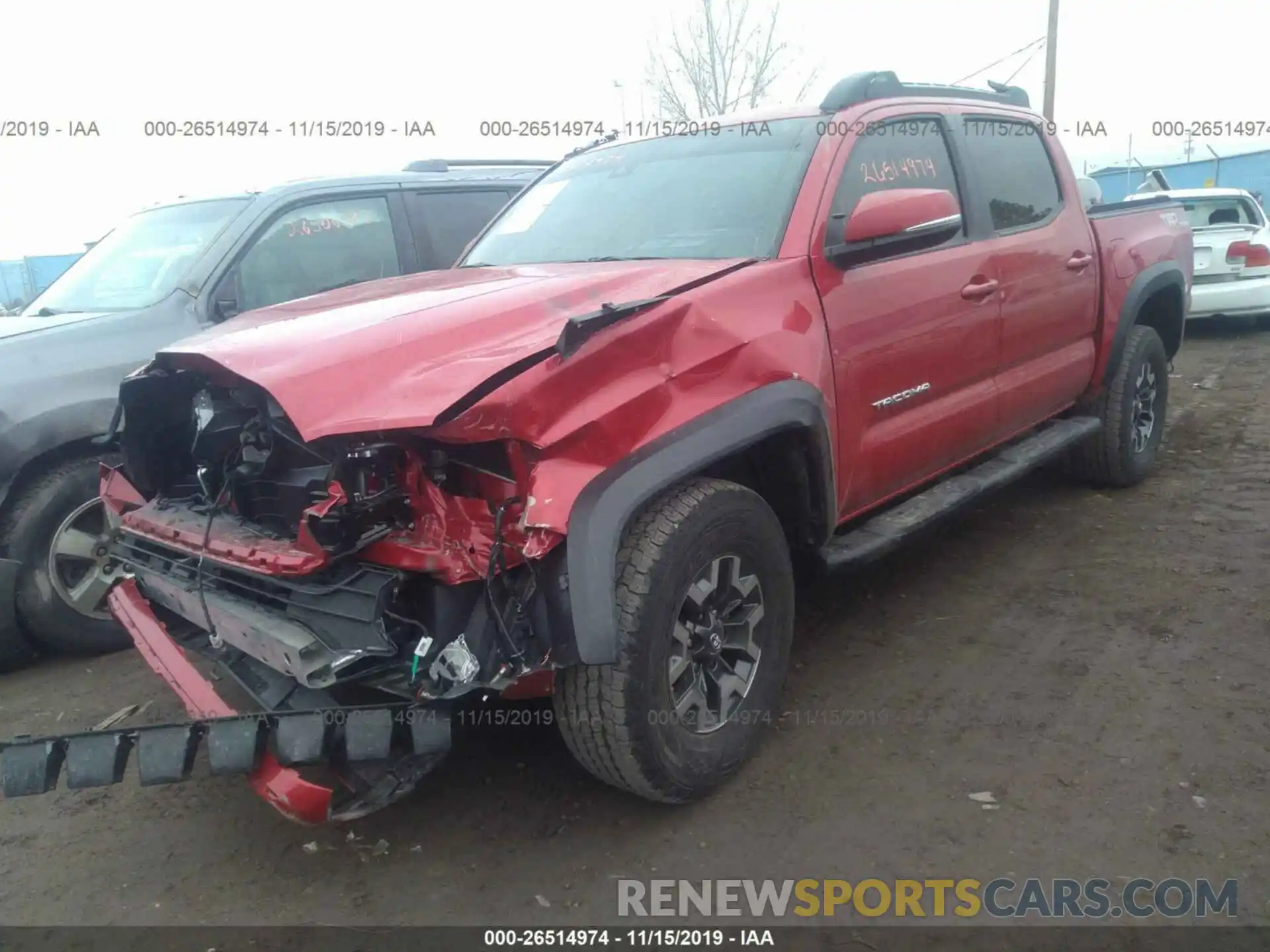 2 Photograph of a damaged car 3TMCZ5AN7KM252046 TOYOTA TACOMA 2019