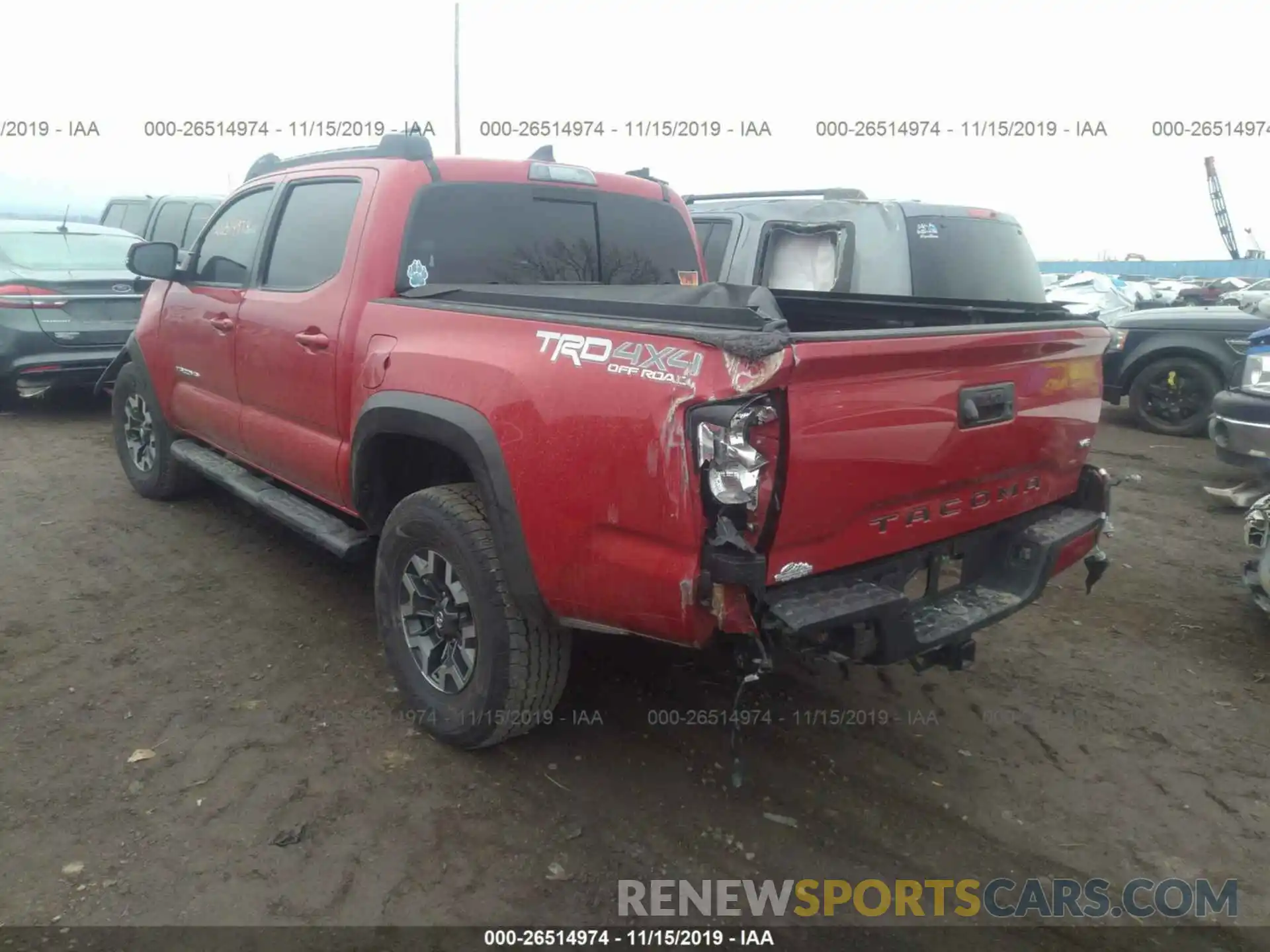 3 Photograph of a damaged car 3TMCZ5AN7KM252046 TOYOTA TACOMA 2019