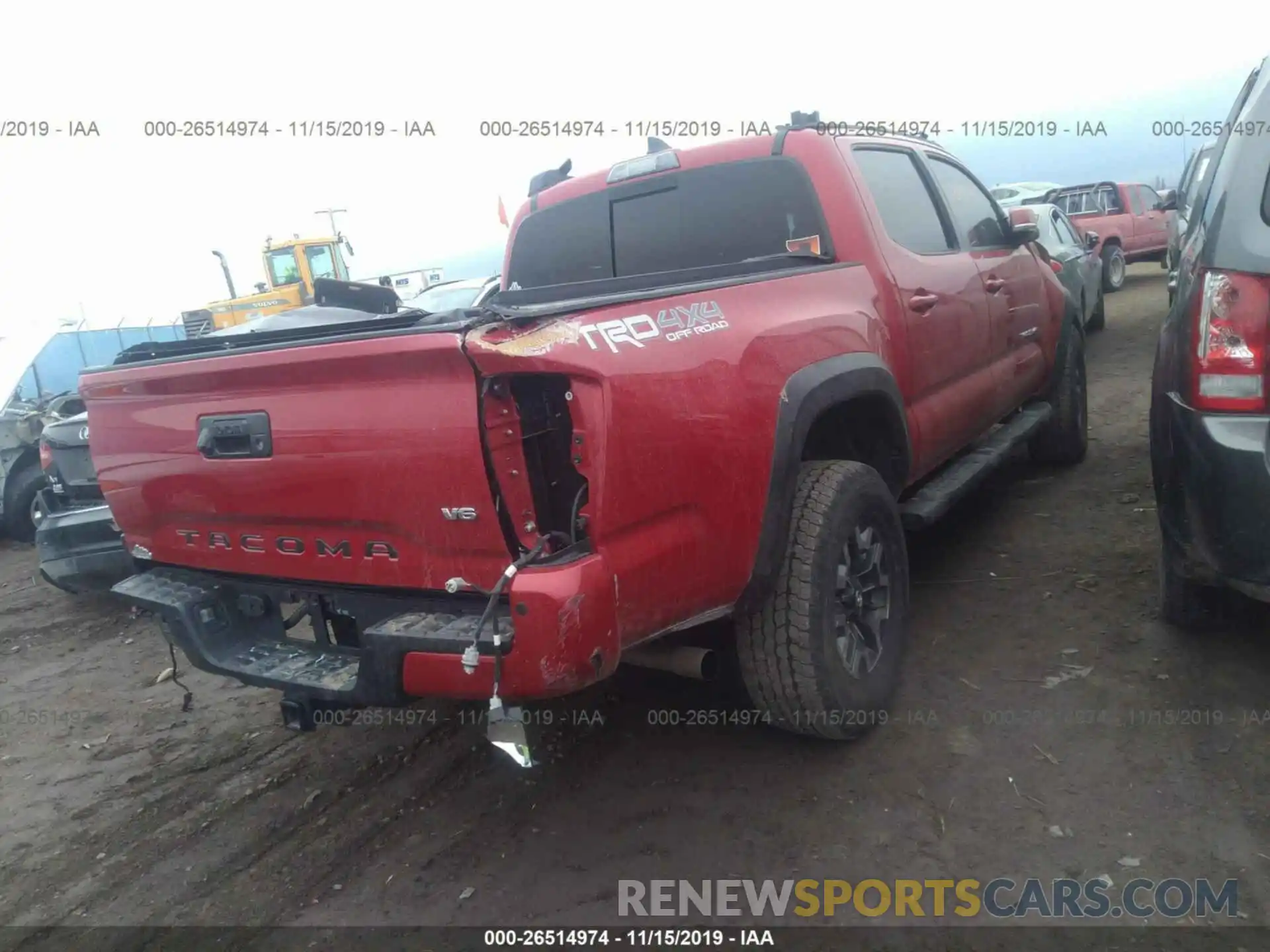 4 Photograph of a damaged car 3TMCZ5AN7KM252046 TOYOTA TACOMA 2019