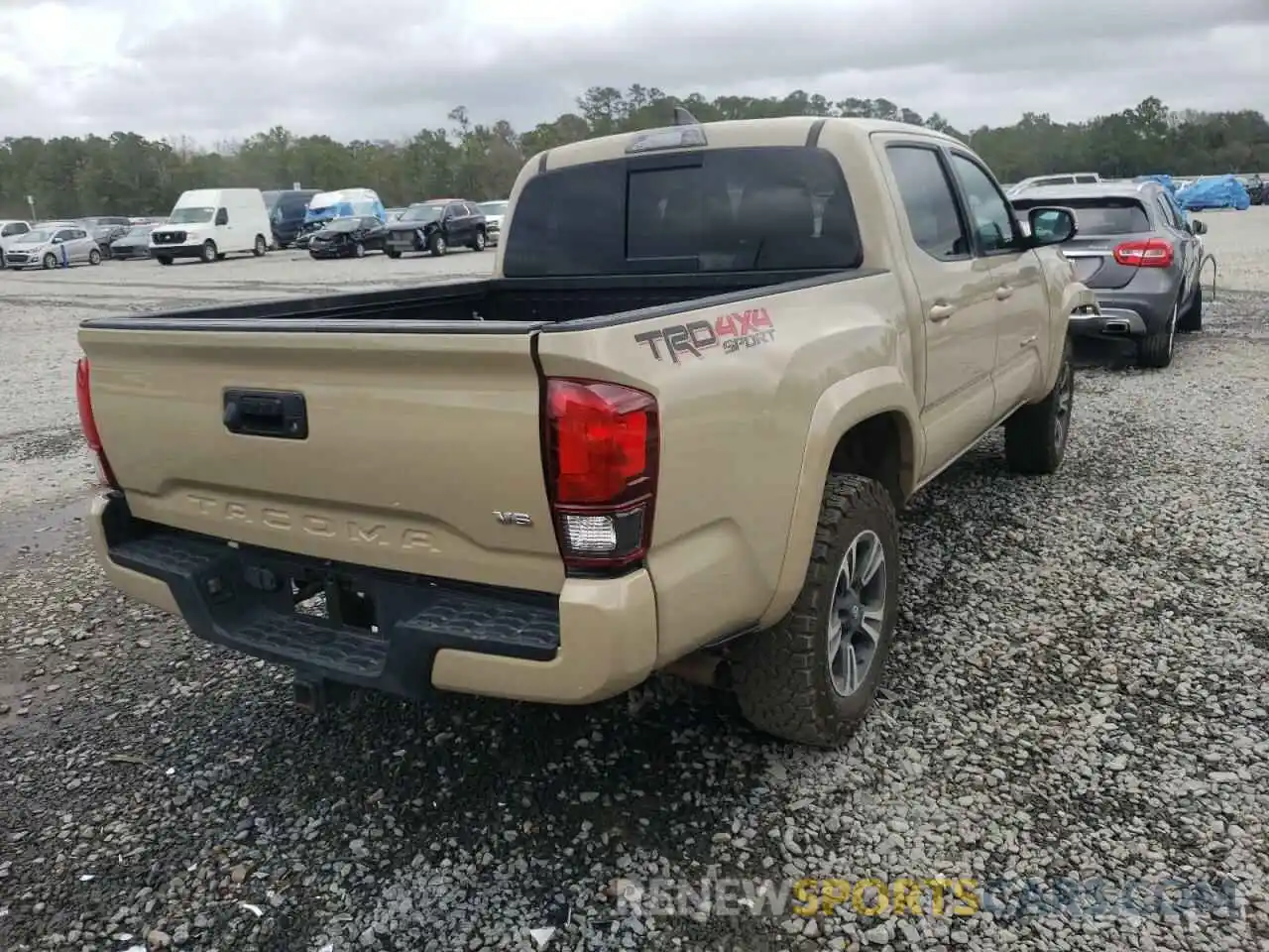 4 Photograph of a damaged car 3TMCZ5AN7KM252631 TOYOTA TACOMA 2019