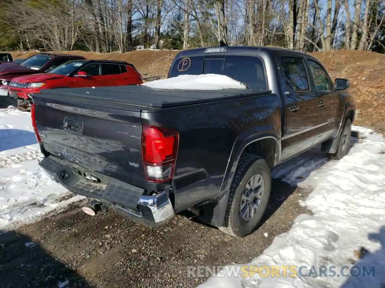 4 Photograph of a damaged car 3TMCZ5AN7KM254797 TOYOTA TACOMA 2019