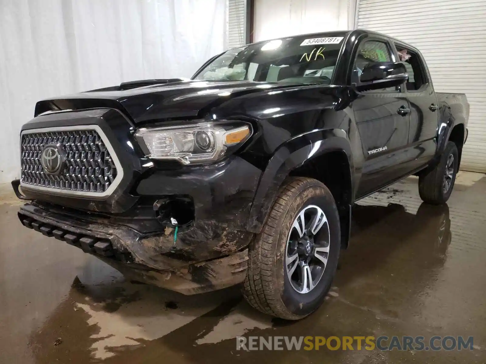 2 Photograph of a damaged car 3TMCZ5AN7KM255349 TOYOTA TACOMA 2019