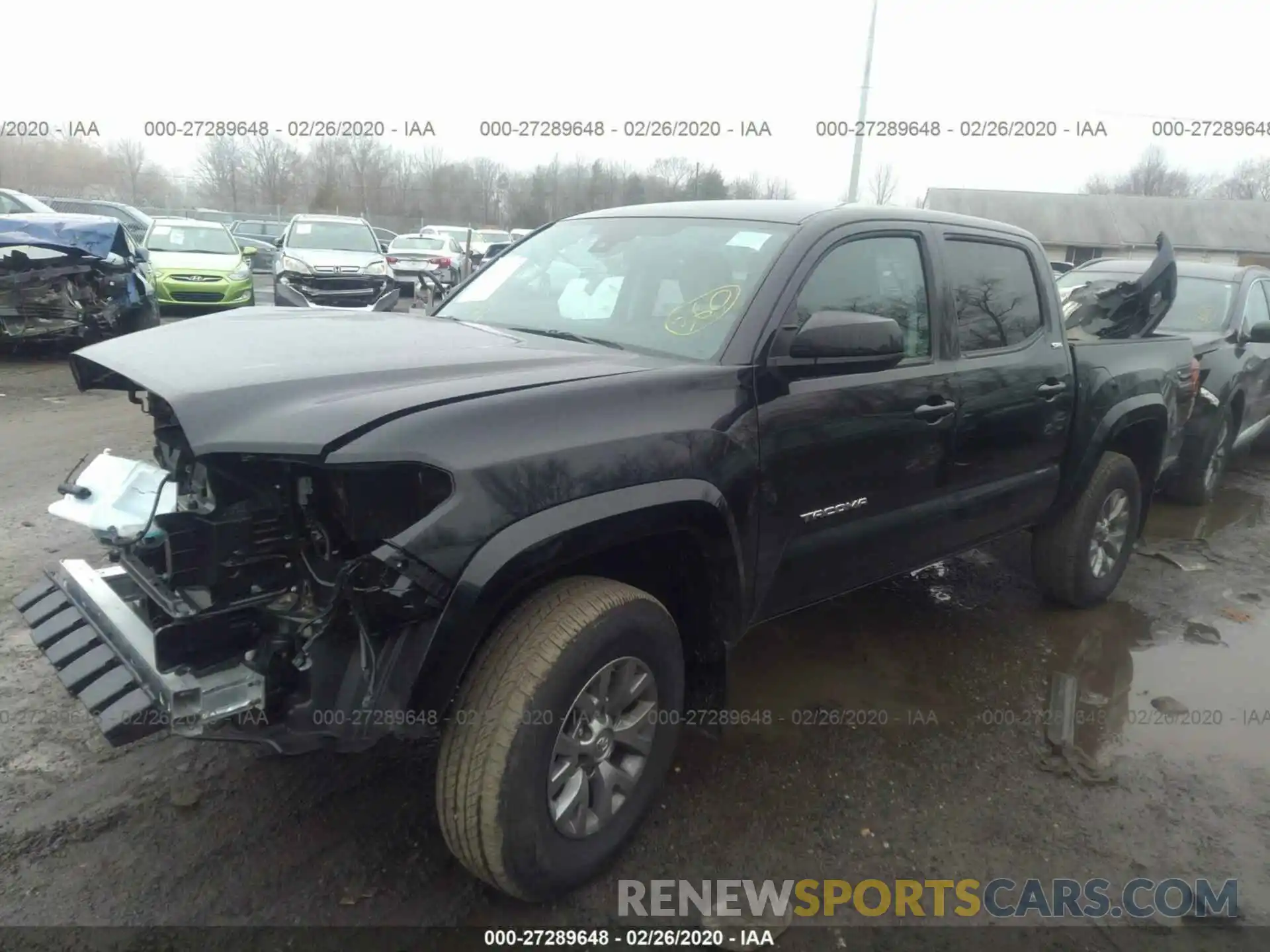 2 Фотография поврежденного автомобиля 3TMCZ5AN7KM258994 TOYOTA TACOMA 2019