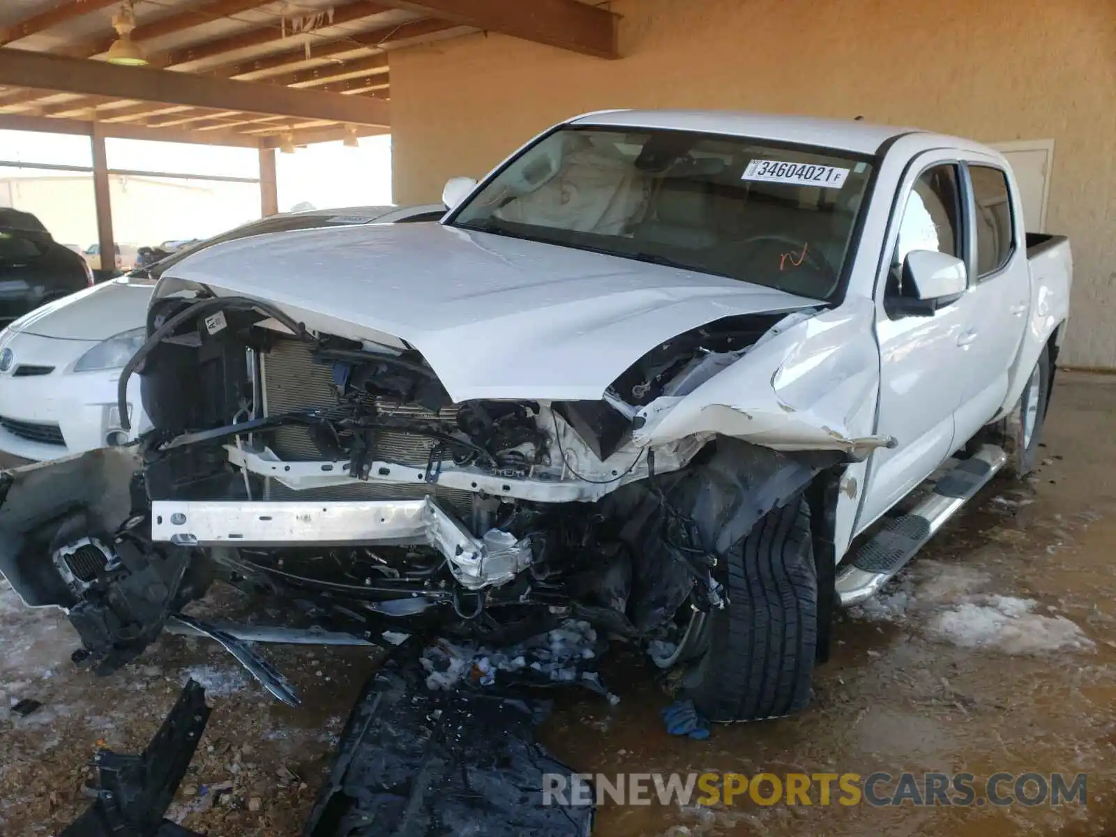 2 Photograph of a damaged car 3TMCZ5AN7KM259837 TOYOTA TACOMA 2019