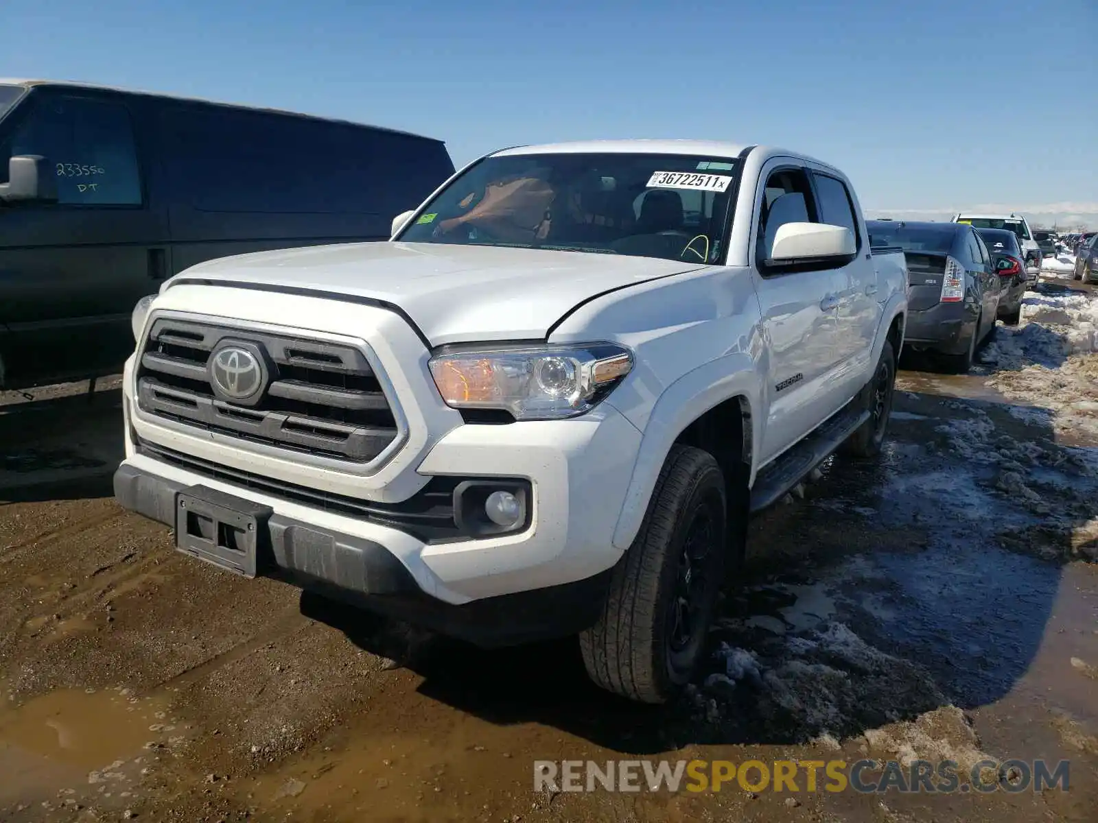 2 Фотография поврежденного автомобиля 3TMCZ5AN7KM260115 TOYOTA TACOMA 2019