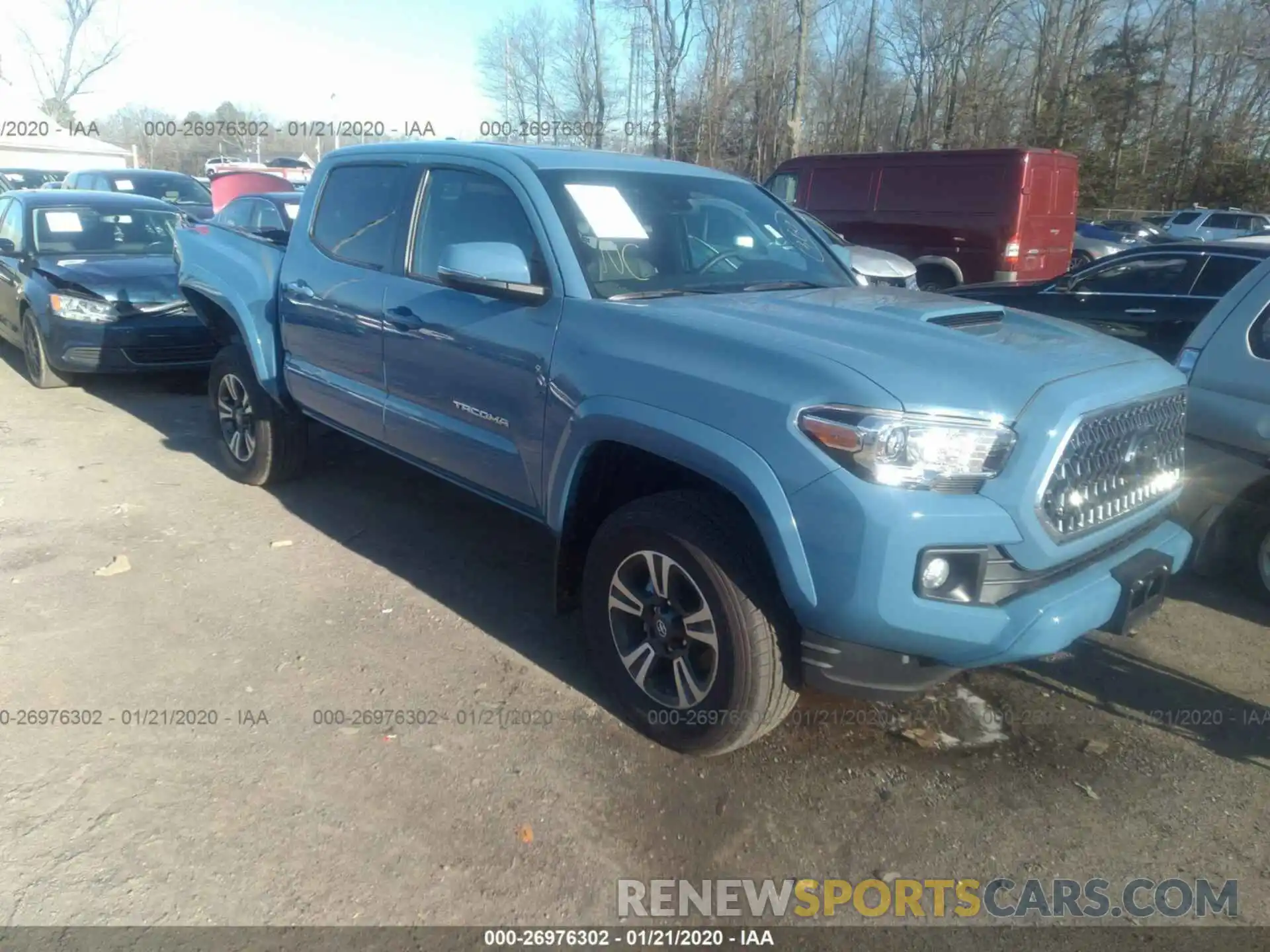 1 Photograph of a damaged car 3TMCZ5AN7KM262138 TOYOTA TACOMA 2019