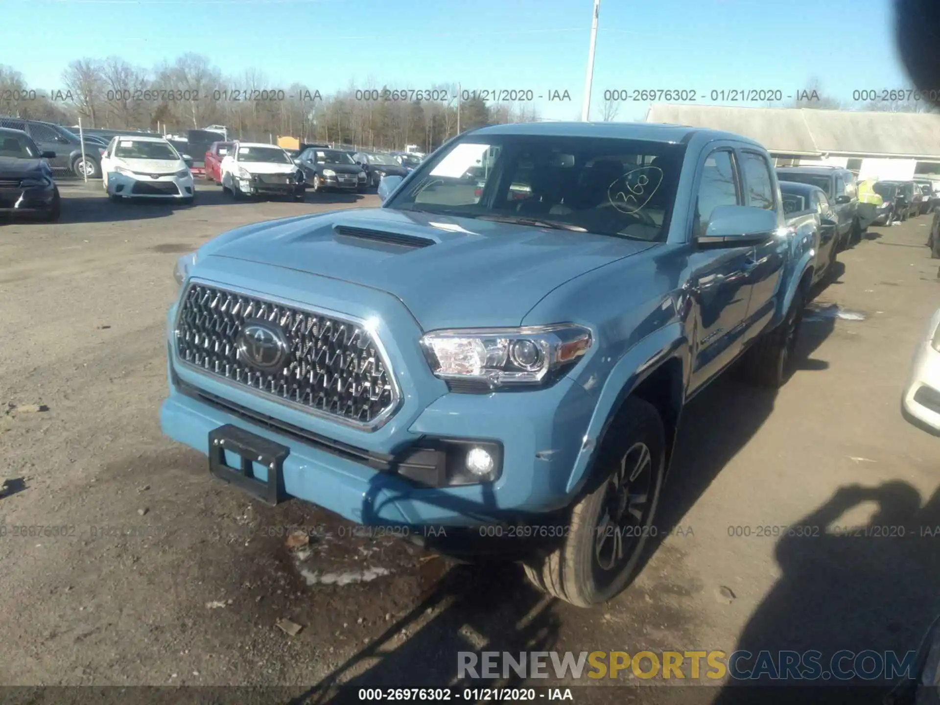 2 Photograph of a damaged car 3TMCZ5AN7KM262138 TOYOTA TACOMA 2019