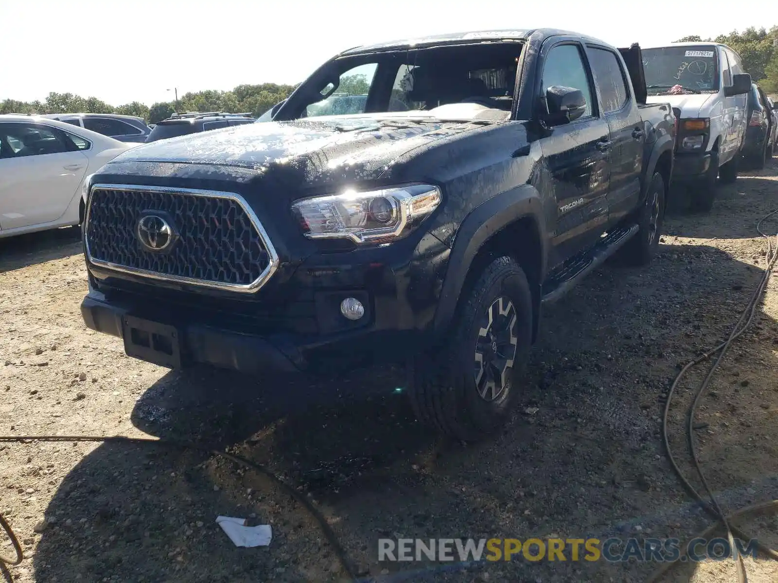 2 Photograph of a damaged car 3TMCZ5AN7KM263225 TOYOTA TACOMA 2019