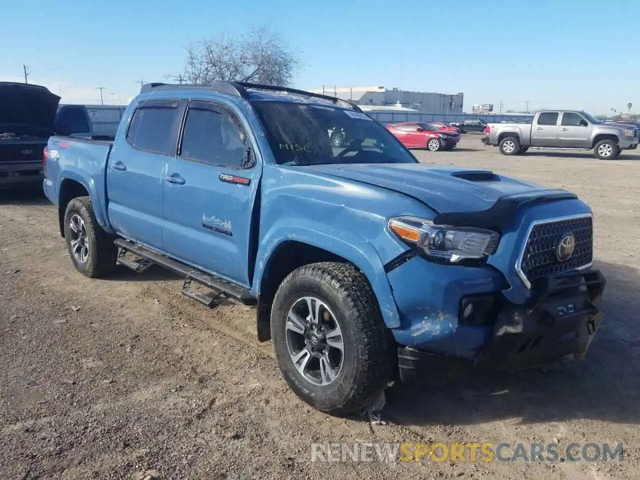 1 Photograph of a damaged car 3TMCZ5AN7KM263984 TOYOTA TACOMA 2019