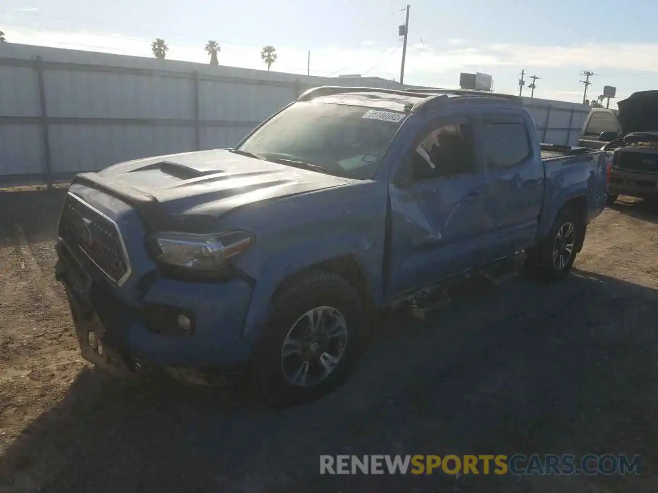 2 Photograph of a damaged car 3TMCZ5AN7KM263984 TOYOTA TACOMA 2019