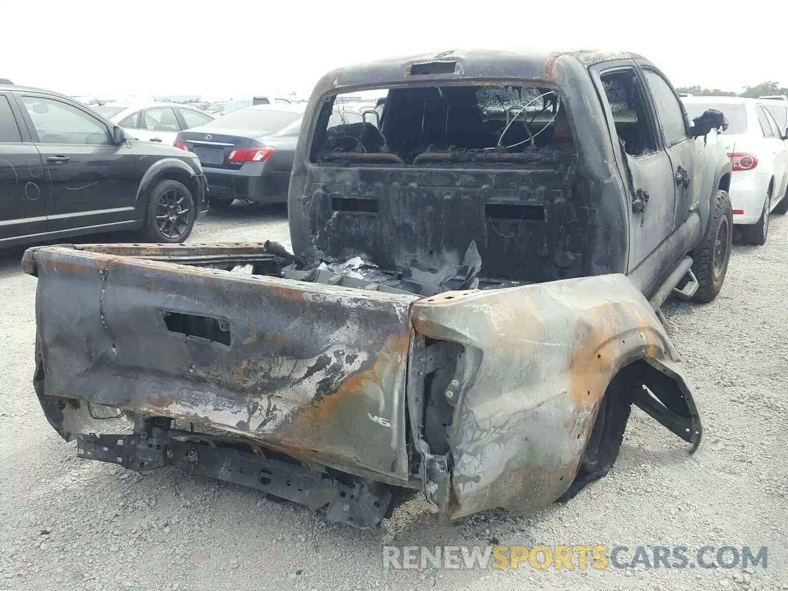 4 Photograph of a damaged car 3TMCZ5AN7KM265198 TOYOTA TACOMA 2019