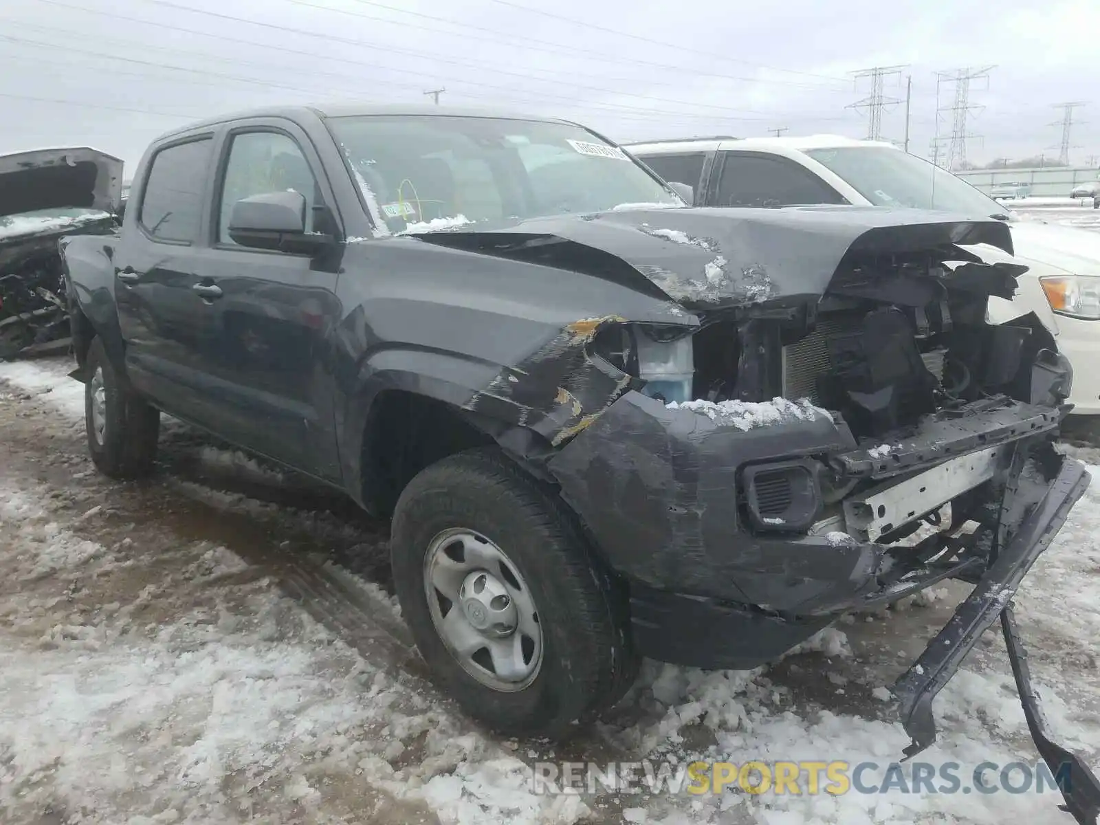 1 Photograph of a damaged car 3TMCZ5AN7KM273916 TOYOTA TACOMA 2019