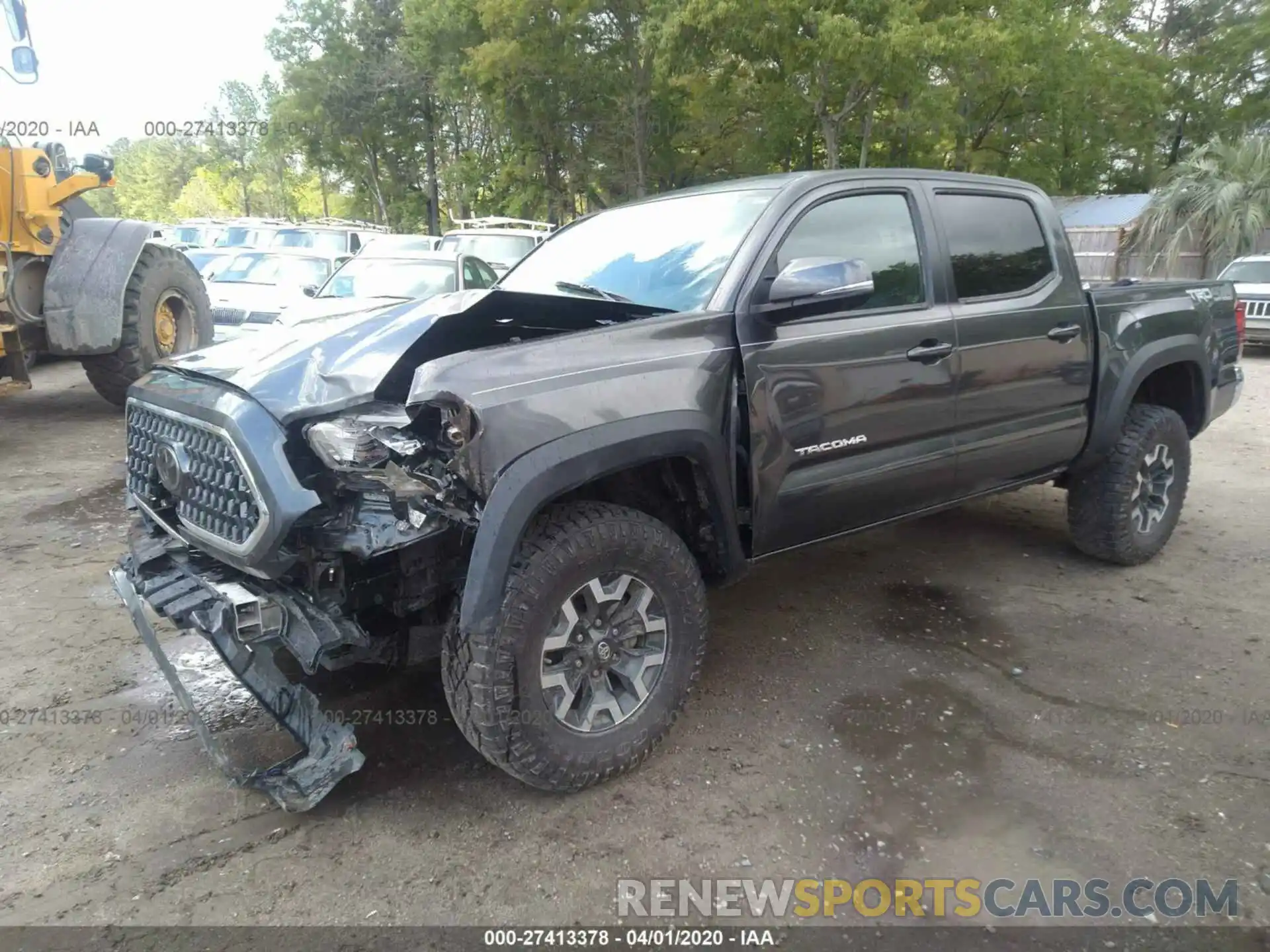 2 Photograph of a damaged car 3TMCZ5AN7KM274418 TOYOTA TACOMA 2019