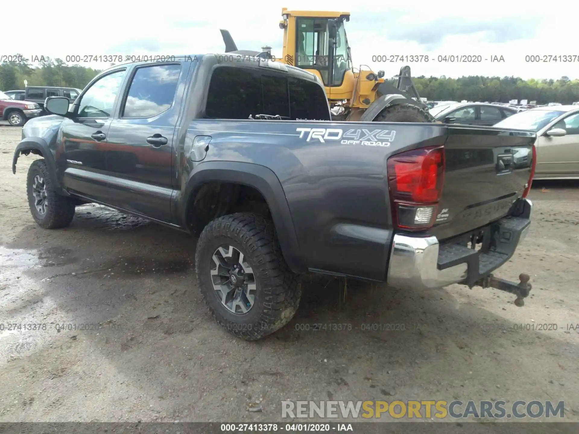 3 Photograph of a damaged car 3TMCZ5AN7KM274418 TOYOTA TACOMA 2019