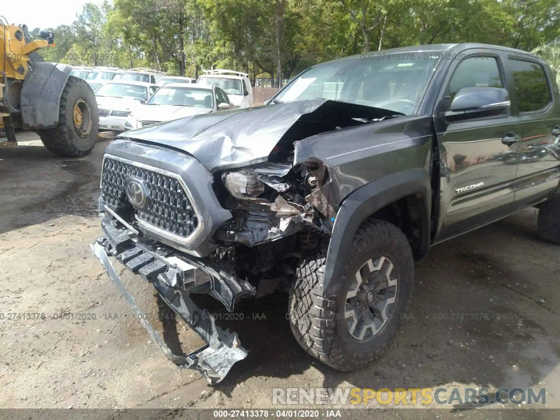 6 Photograph of a damaged car 3TMCZ5AN7KM274418 TOYOTA TACOMA 2019