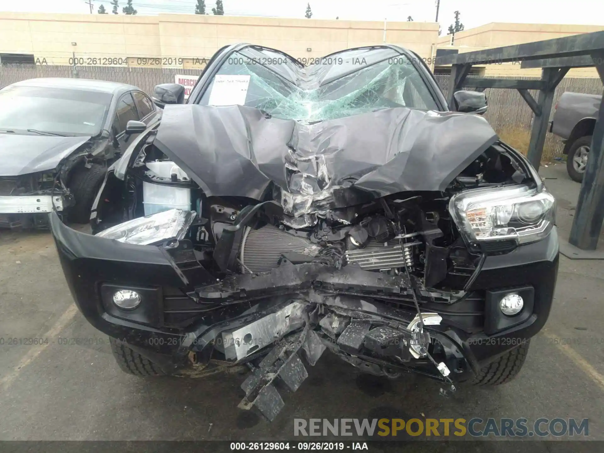 6 Photograph of a damaged car 3TMCZ5AN7KM274869 TOYOTA TACOMA 2019