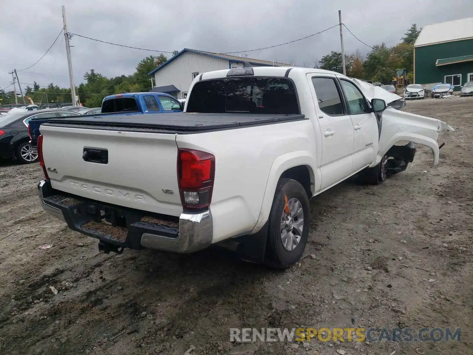 4 Photograph of a damaged car 3TMCZ5AN7KM279408 TOYOTA TACOMA 2019