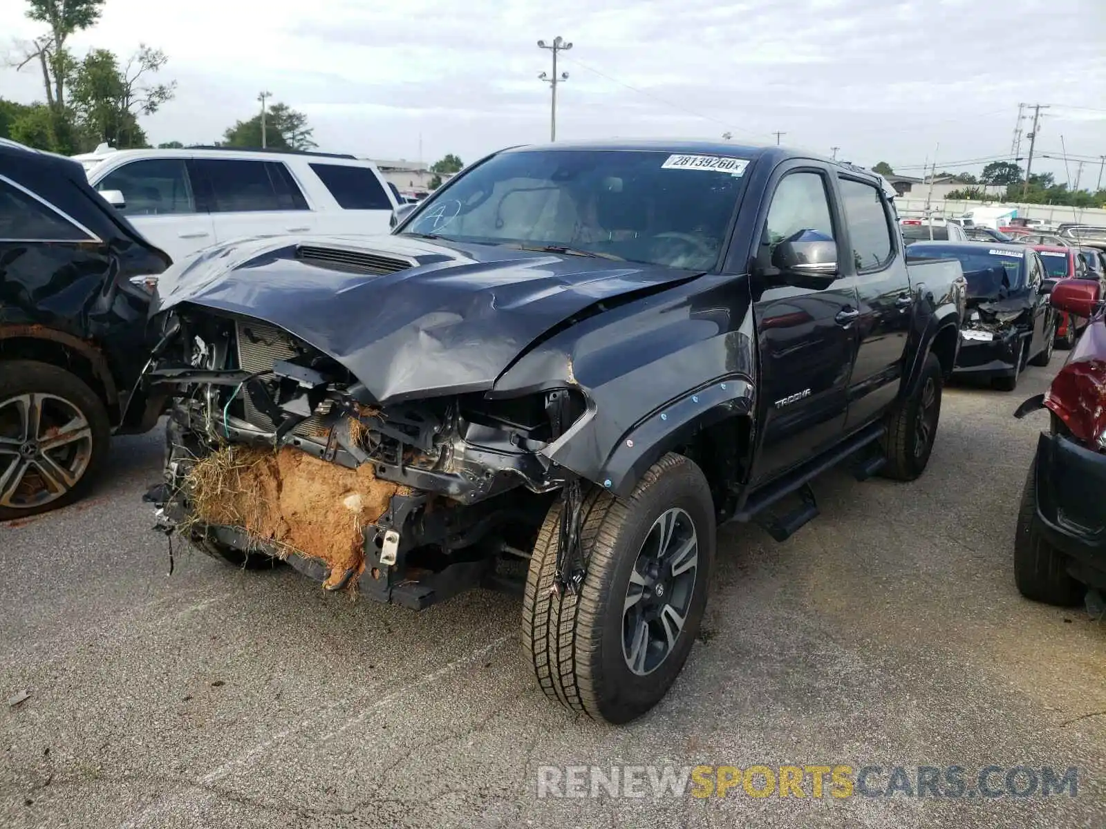 2 Фотография поврежденного автомобиля 3TMCZ5AN7KM279926 TOYOTA TACOMA 2019