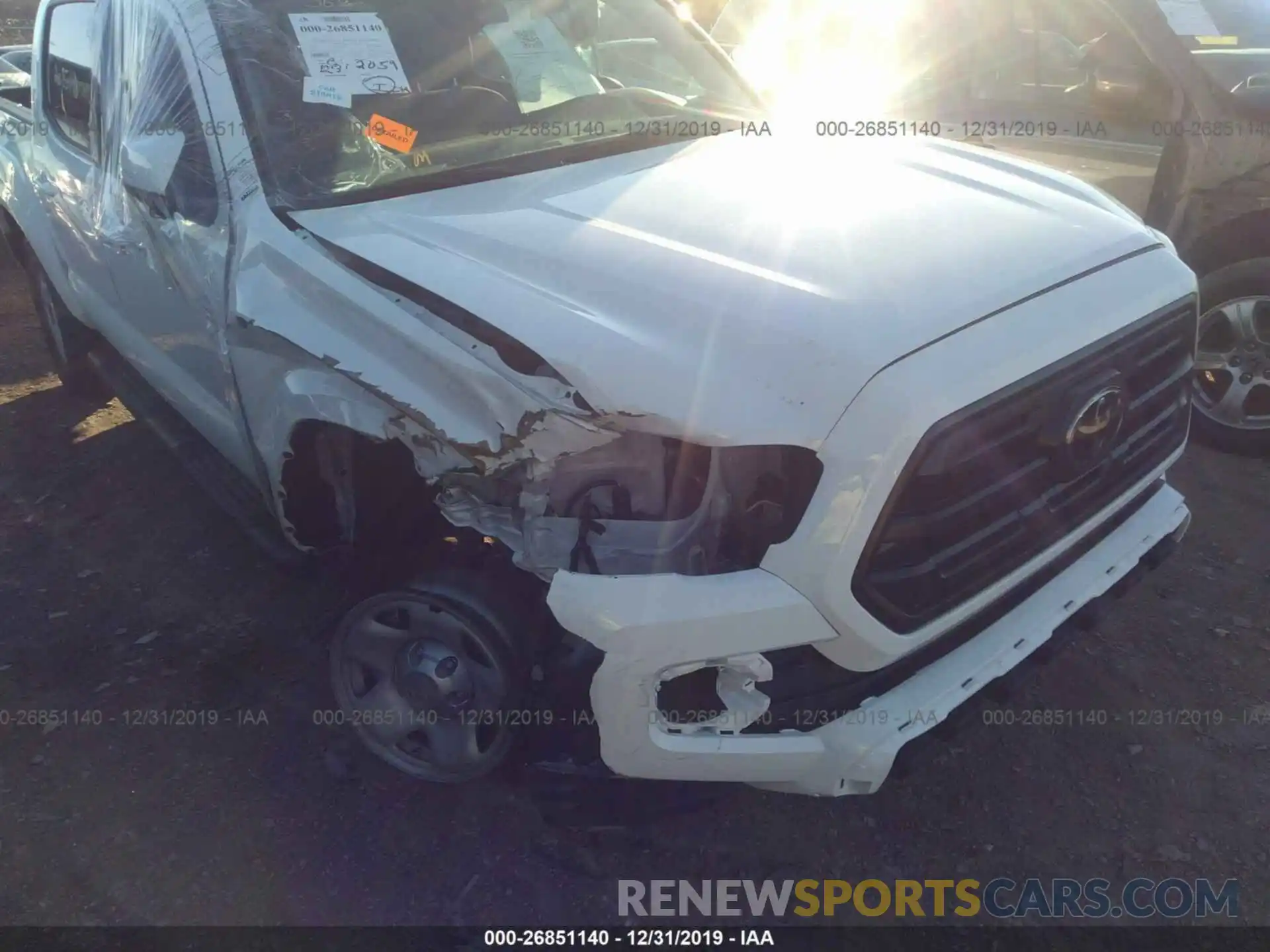 6 Photograph of a damaged car 3TMCZ5AN7KM281790 TOYOTA TACOMA 2019