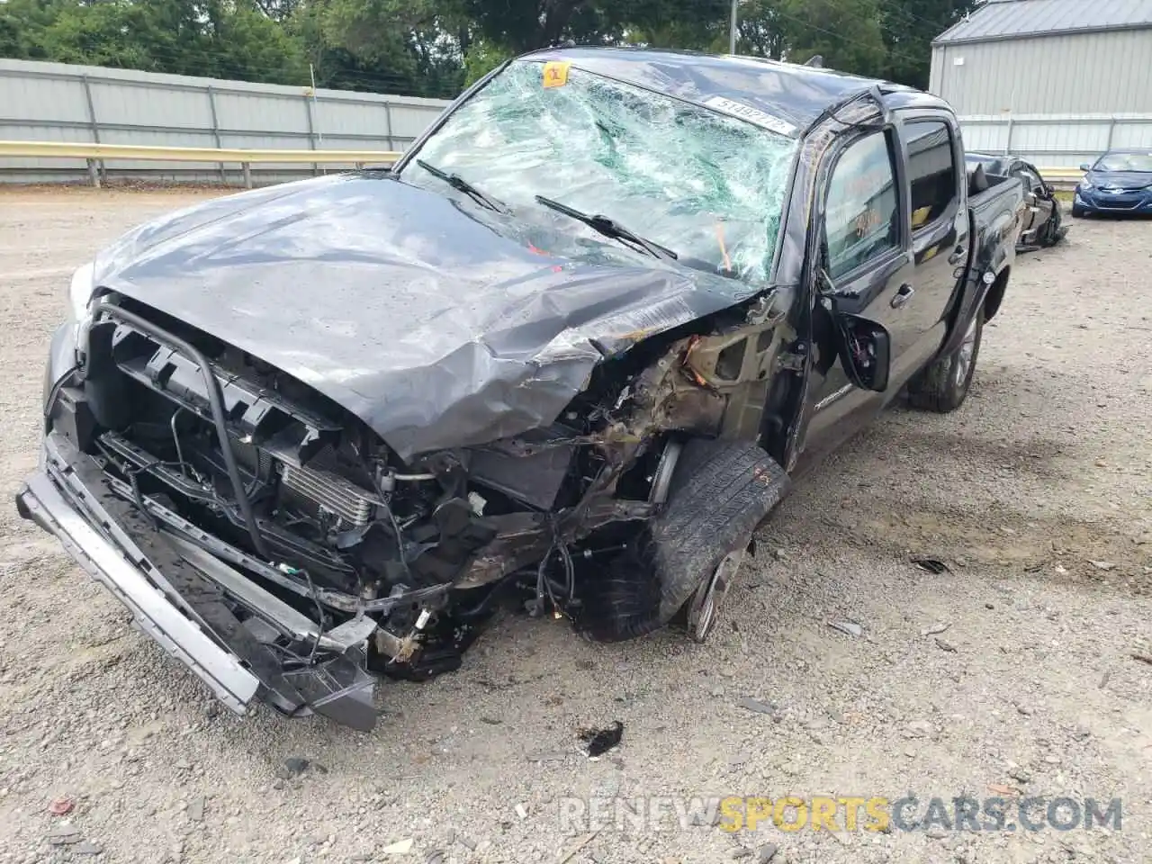 2 Photograph of a damaged car 3TMCZ5AN7KM286925 TOYOTA TACOMA 2019