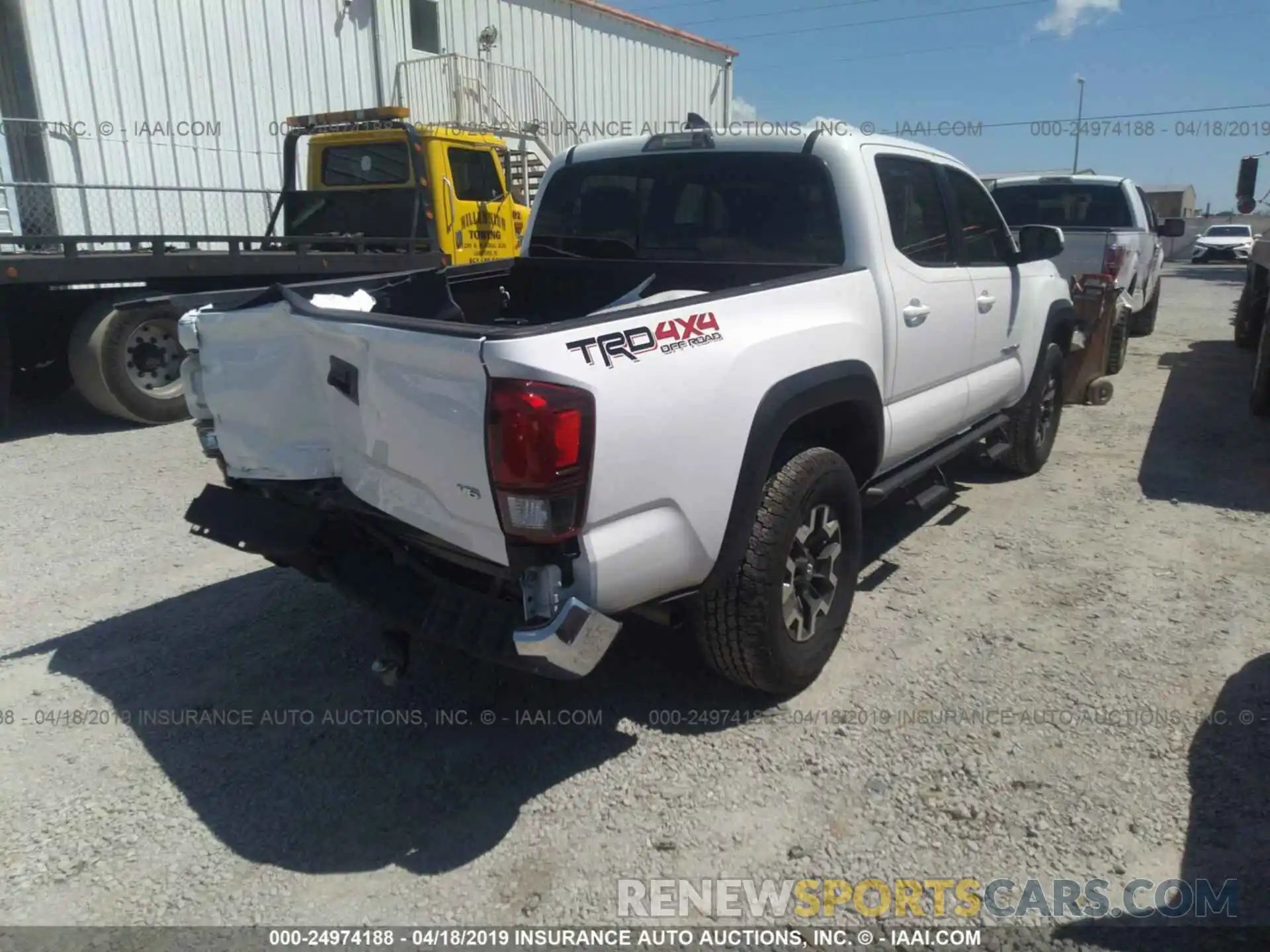 4 Photograph of a damaged car 3TMCZ5AN8KM189877 TOYOTA TACOMA 2019