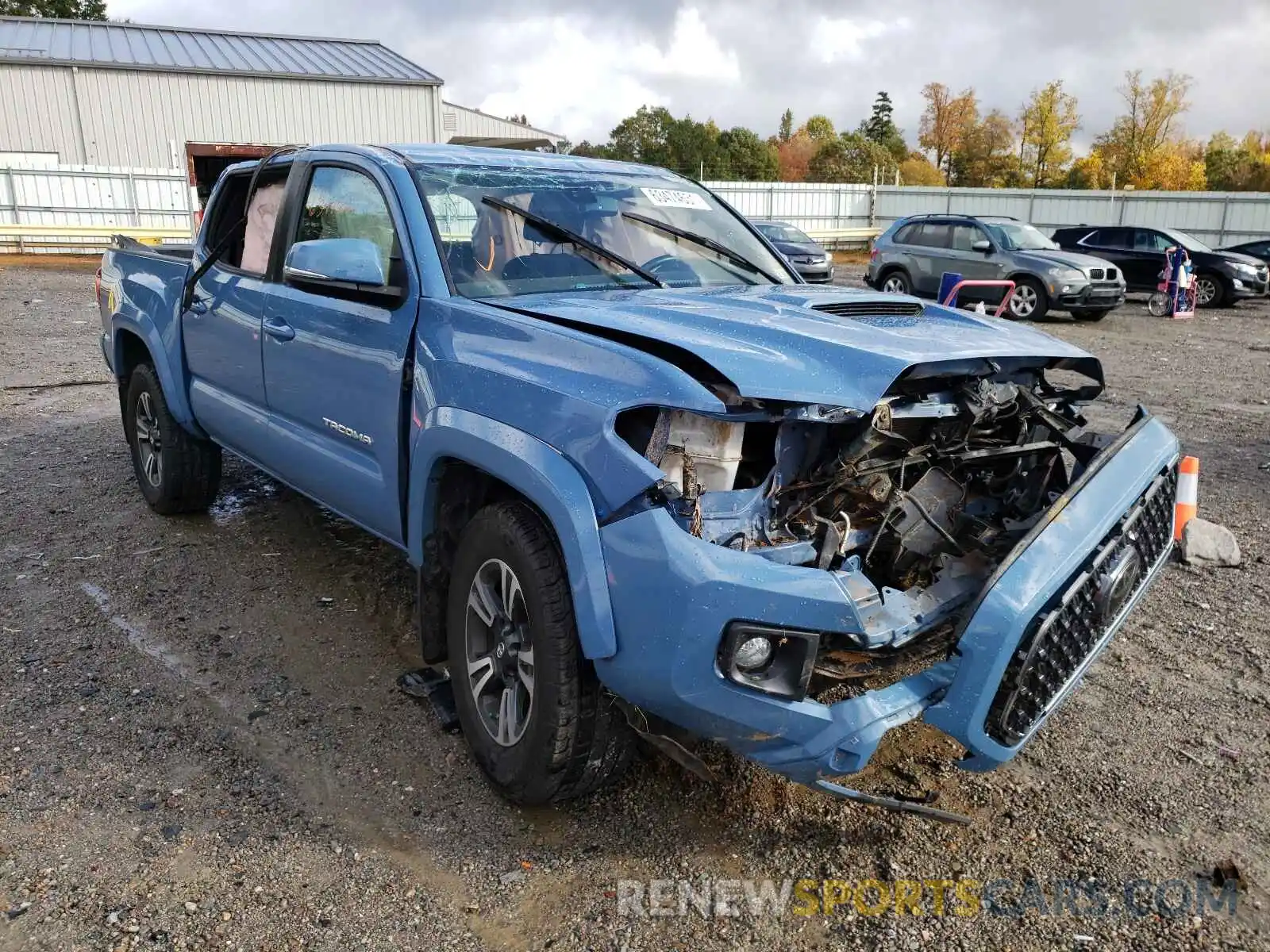 1 Photograph of a damaged car 3TMCZ5AN8KM190494 TOYOTA TACOMA 2019