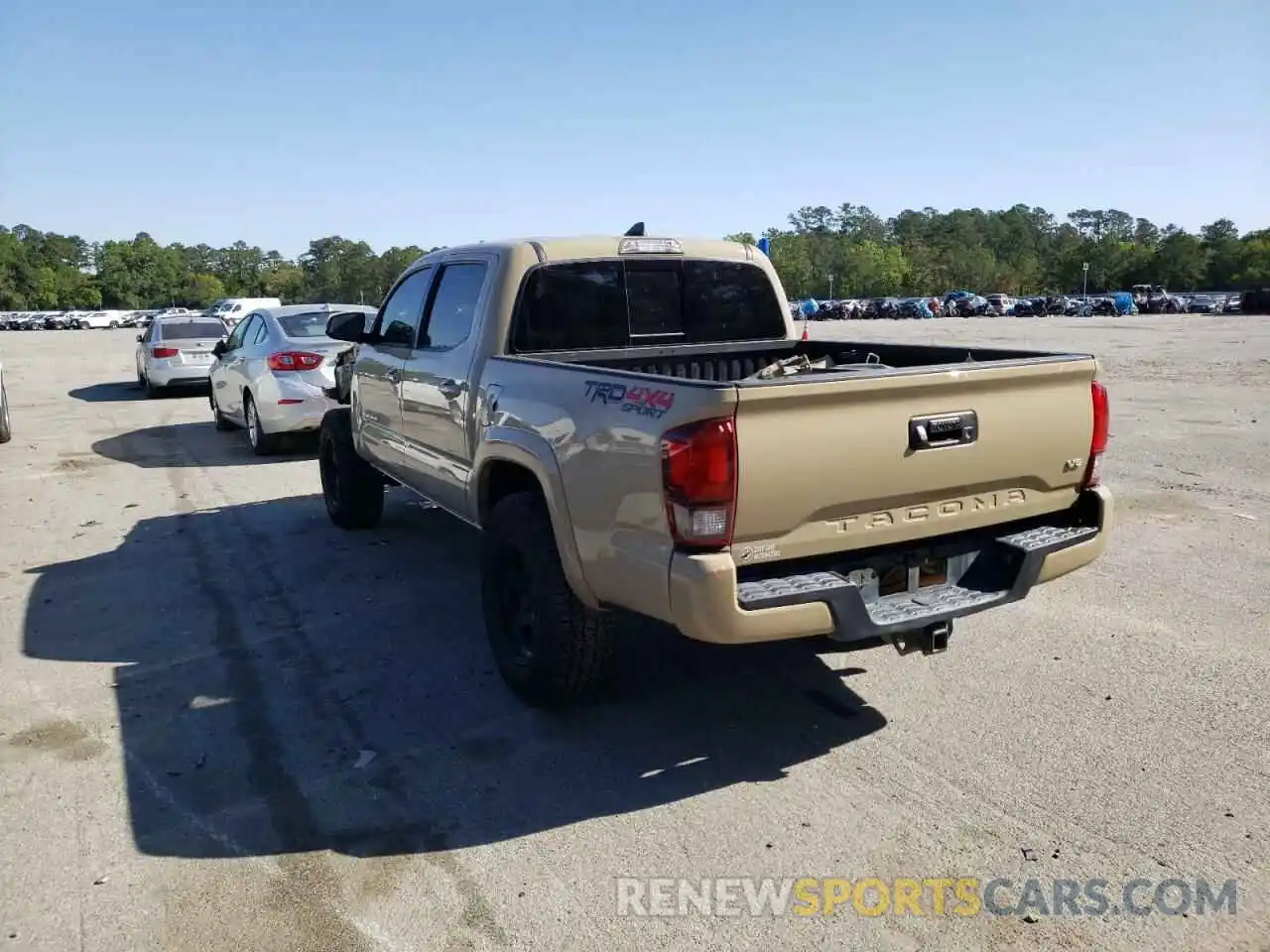 3 Photograph of a damaged car 3TMCZ5AN8KM190530 TOYOTA TACOMA 2019