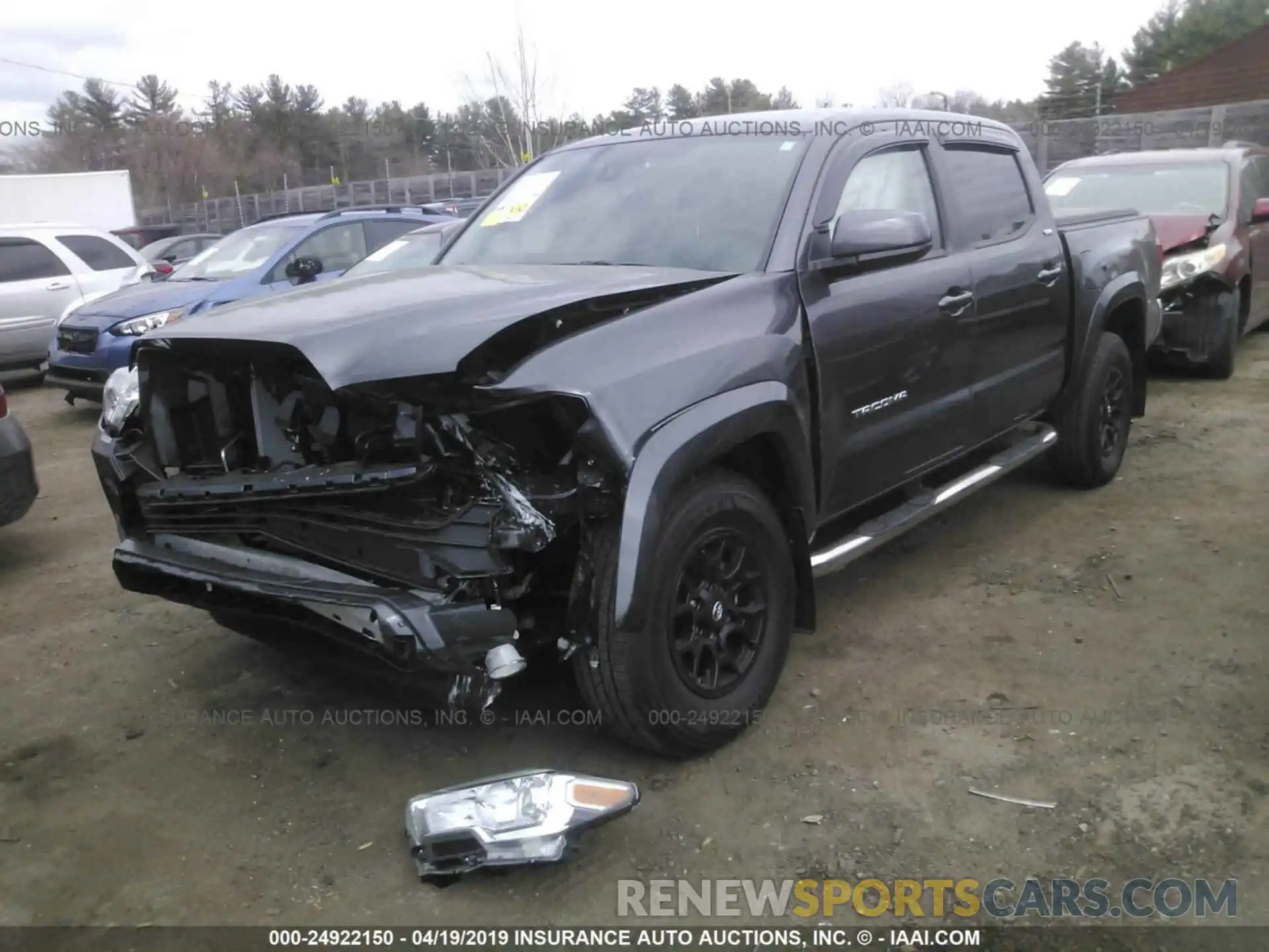 2 Photograph of a damaged car 3TMCZ5AN8KM191760 TOYOTA TACOMA 2019